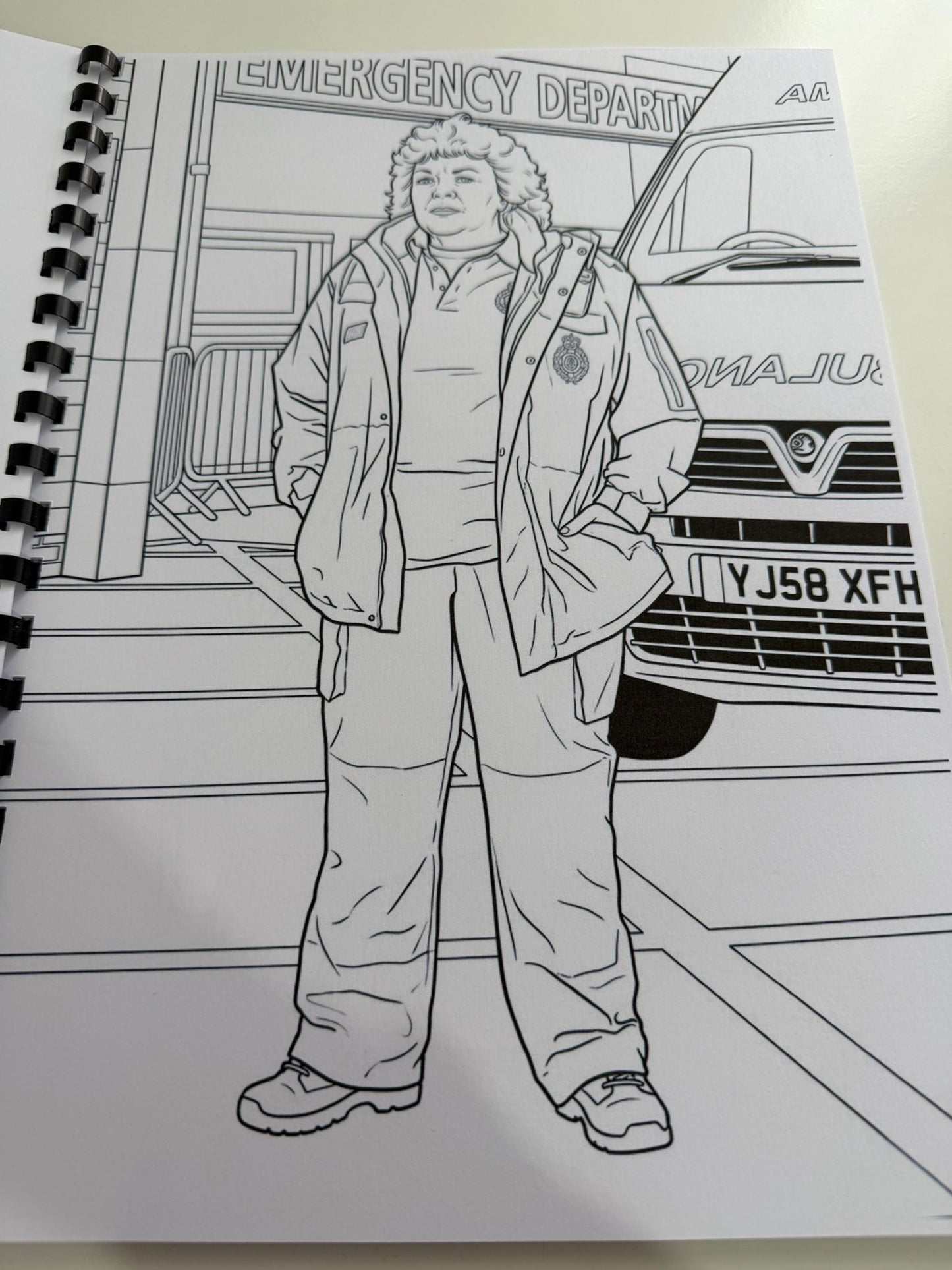 Casualty Inspired Colouring Book | Medical Drama TV Colouring Book | A4 Fan Colouring Book
