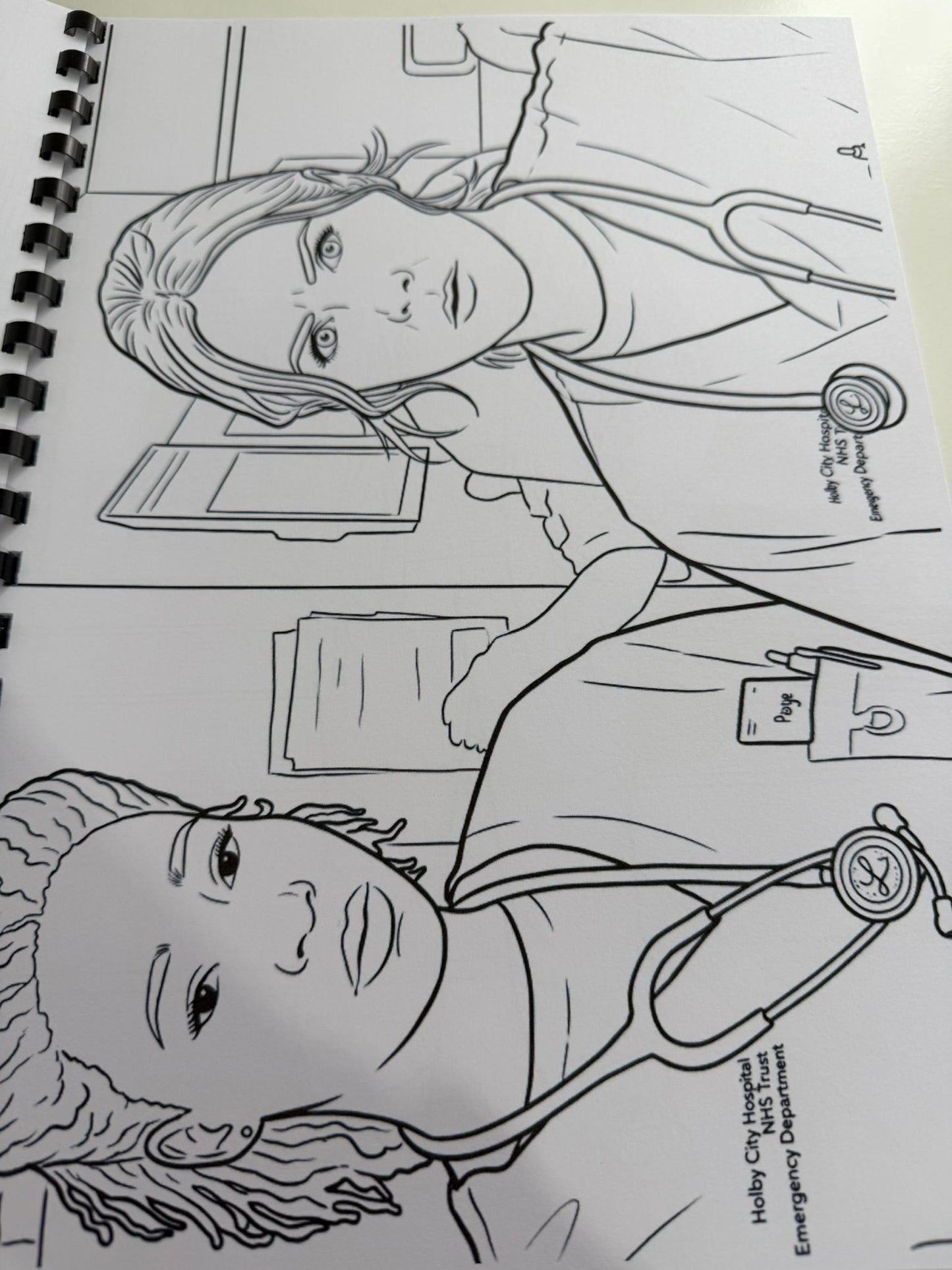 Casualty Inspired Colouring Book | Medical Drama TV Colouring Book | A4 Fan Colouring Book