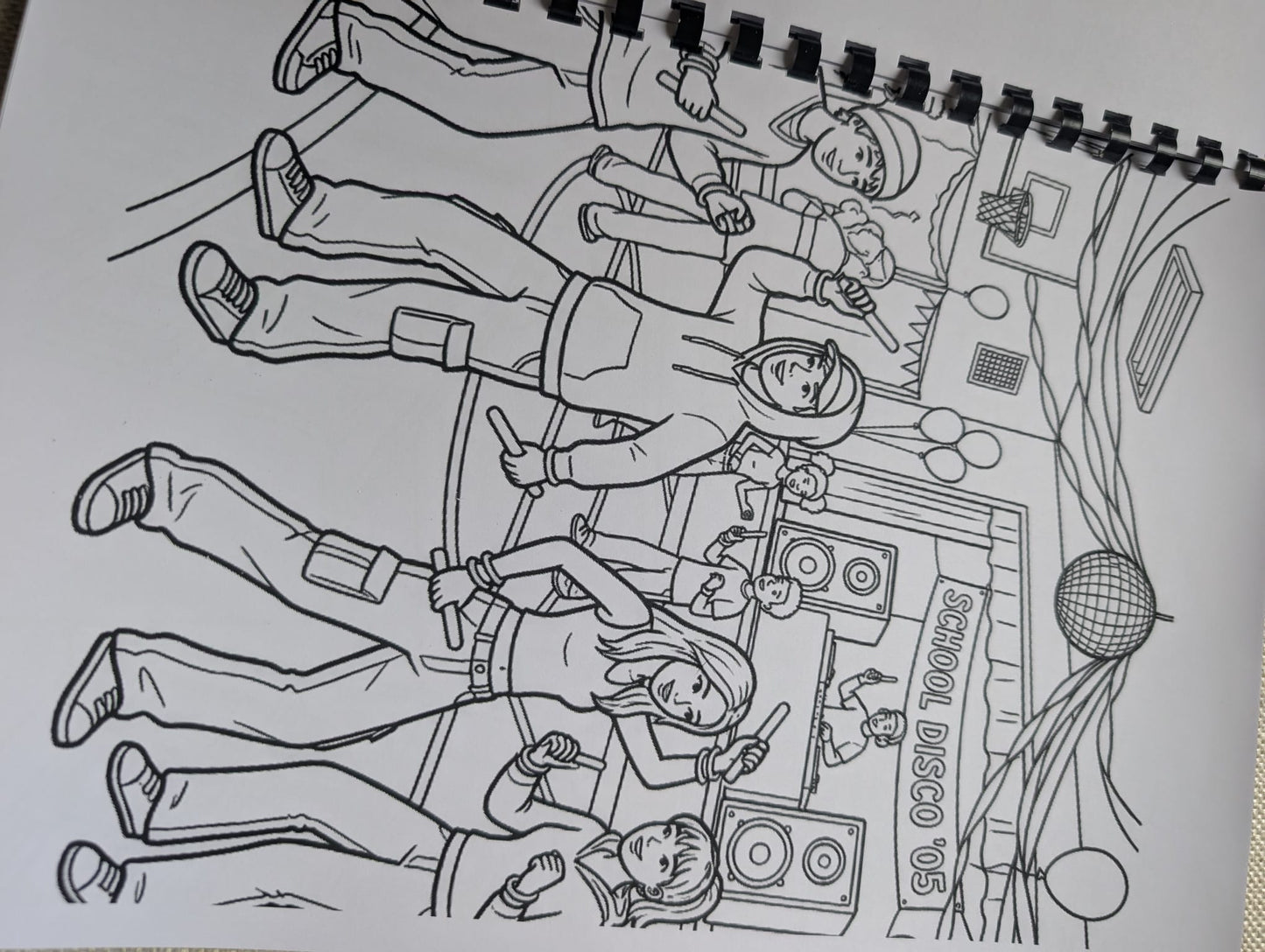 2000s Memory Lane Colouring Book | Nostalgia Colouring Book | Y2K Inspired A4 Colouring Book