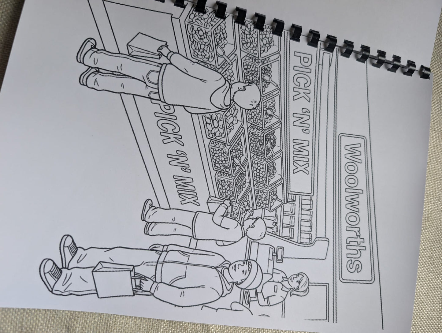 2000s Memory Lane Colouring Book | Nostalgia Colouring Book | Y2K Inspired A4 Colouring Book