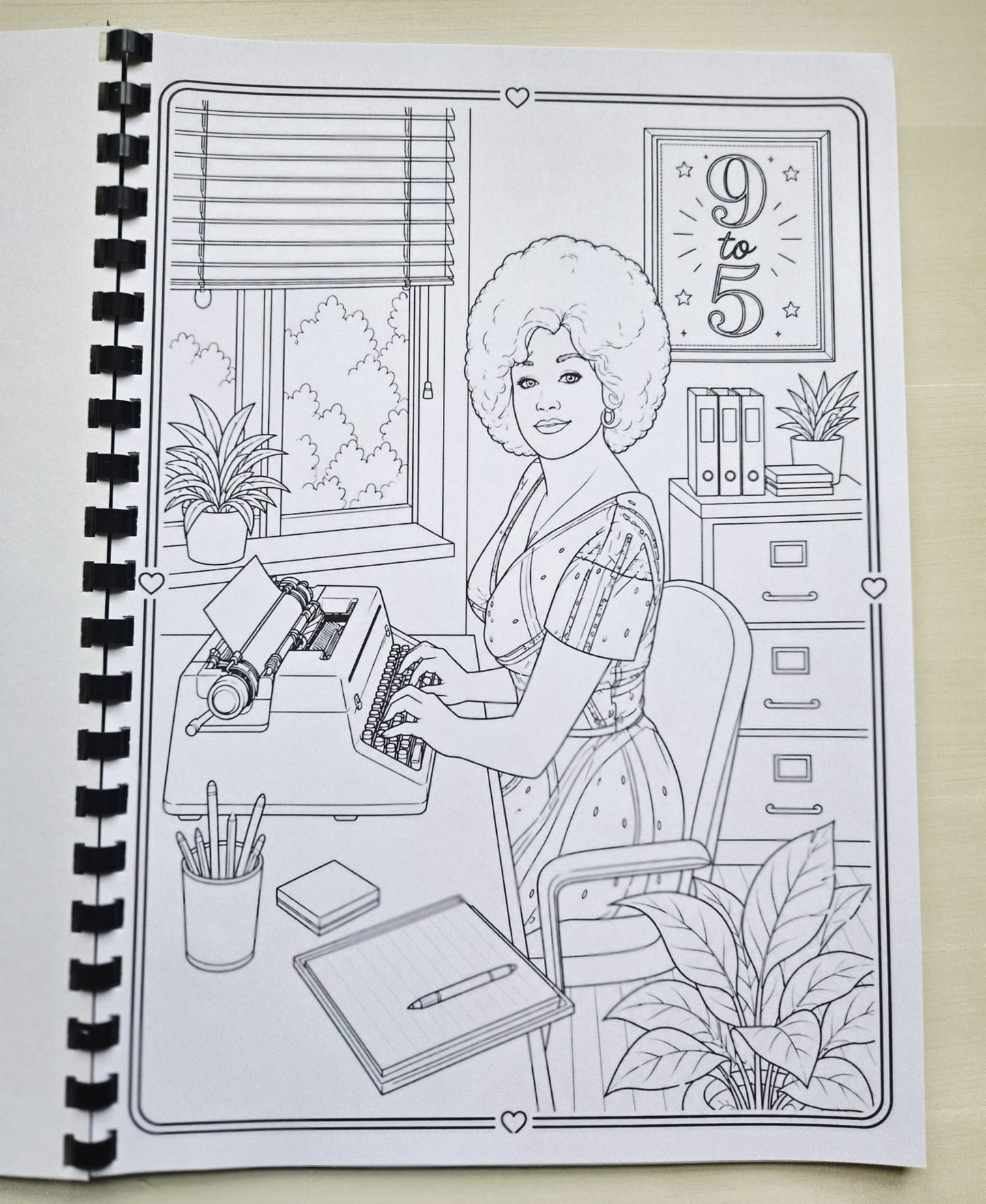 Dolly Parton Inspired Colouring Book