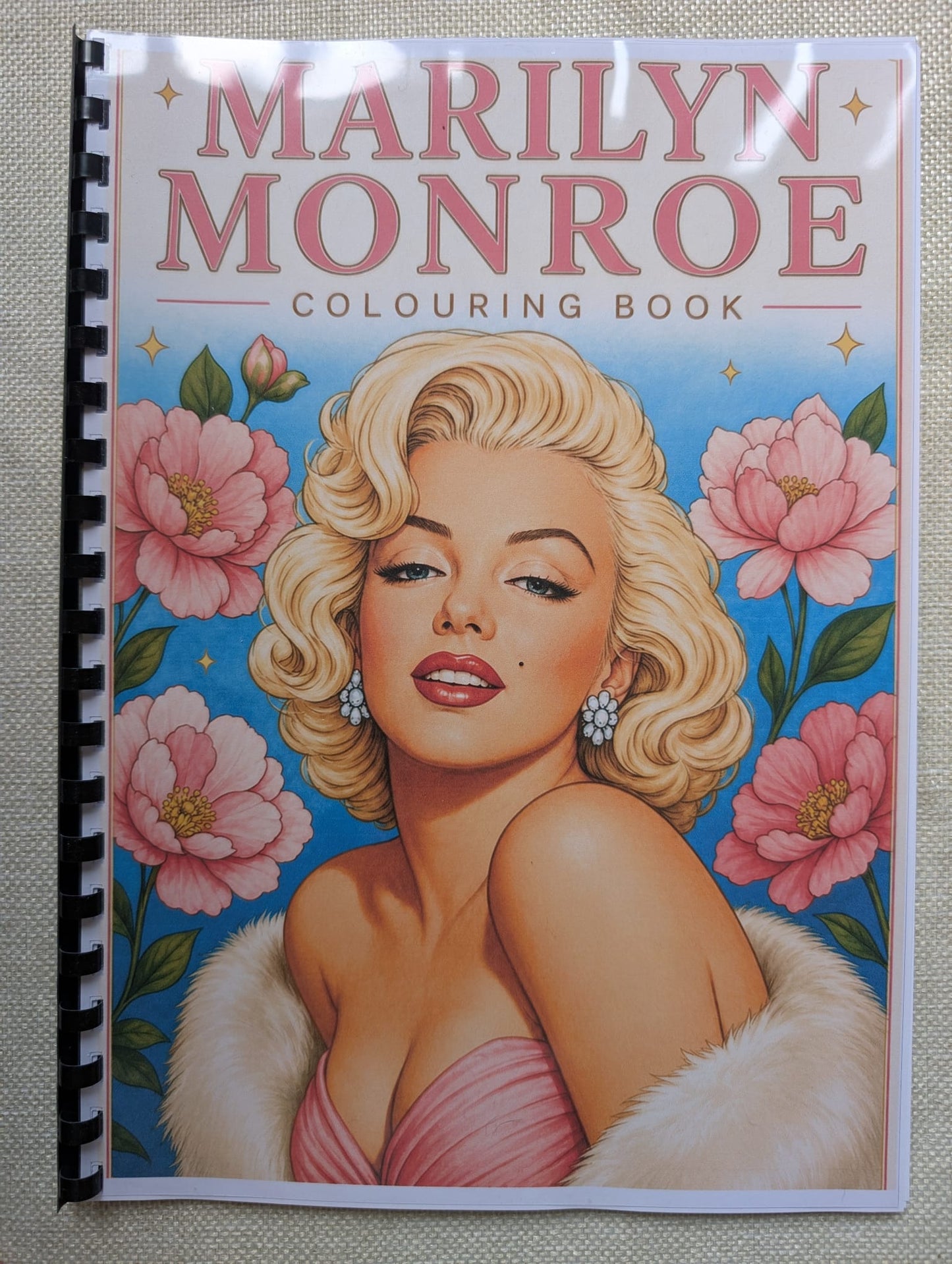 Marilyn Monroe Inspired Colouring Book