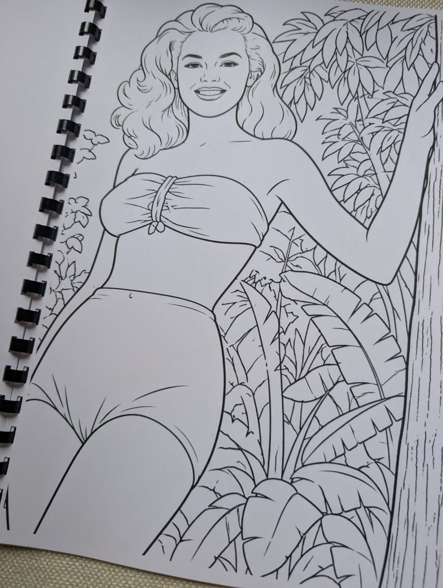 Marilyn Monroe Inspired Colouring Book