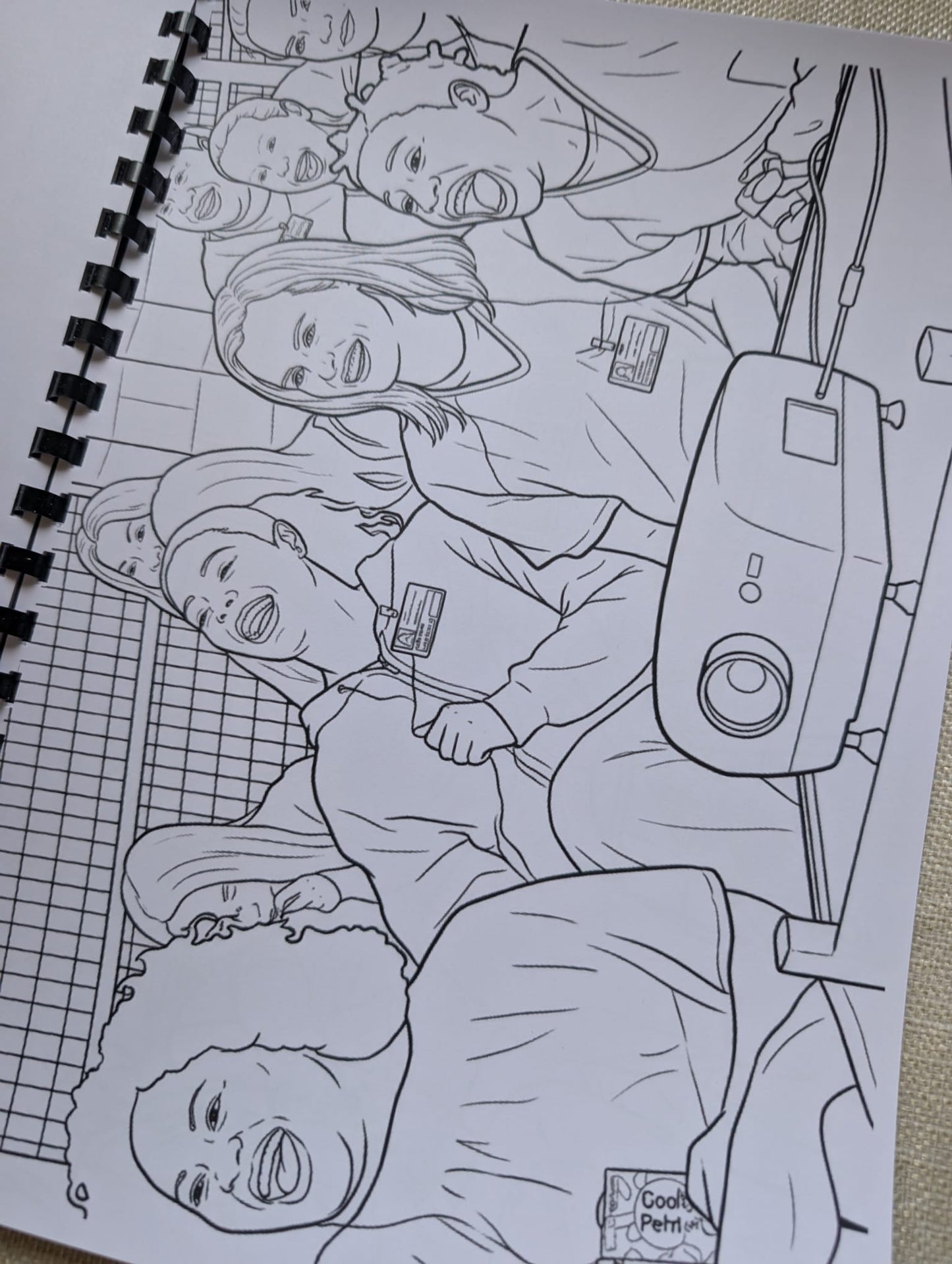 Orange Is The New Black Inspired Colouring Book