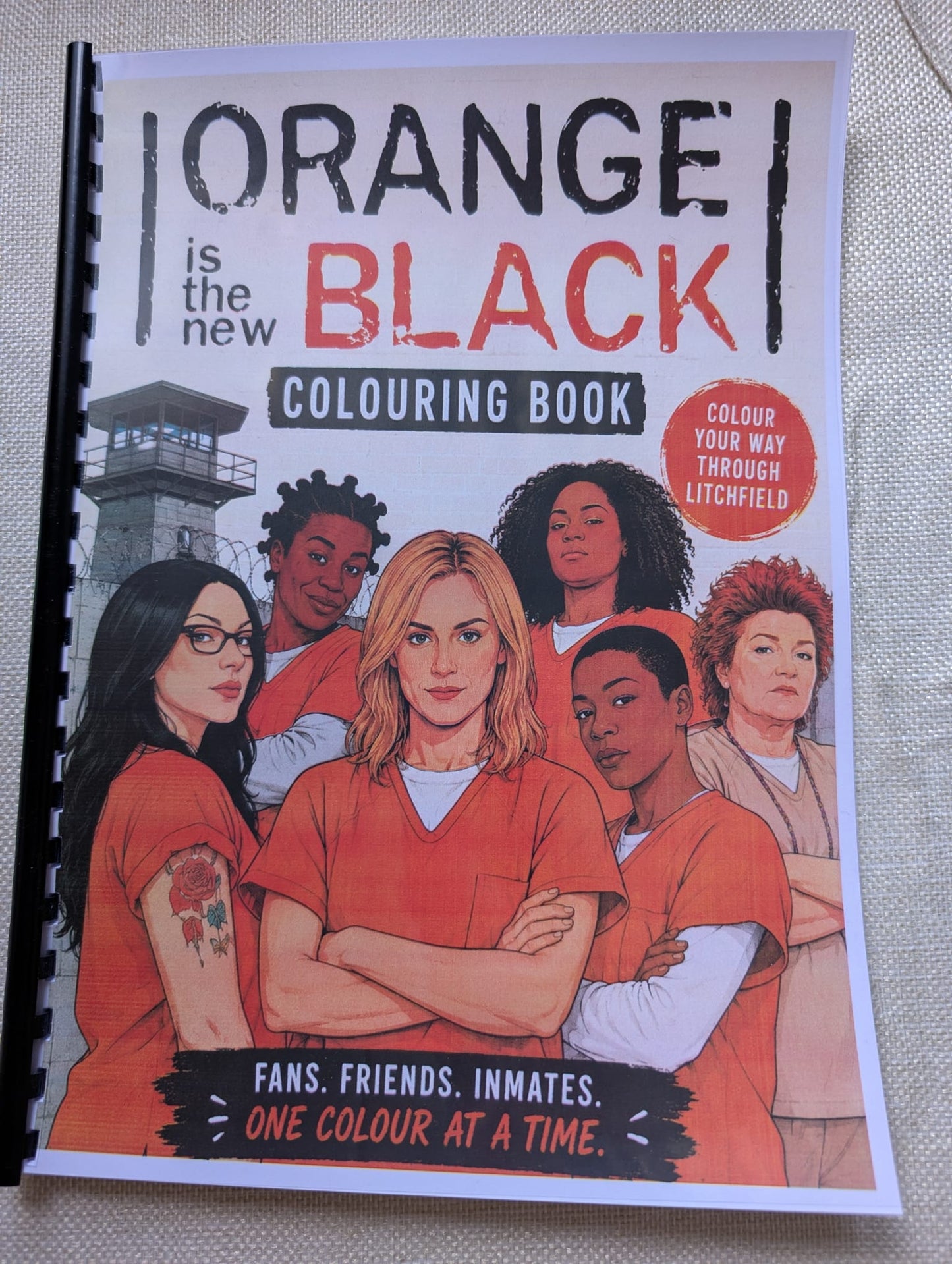 Orange Is The New Black Inspired Colouring Book