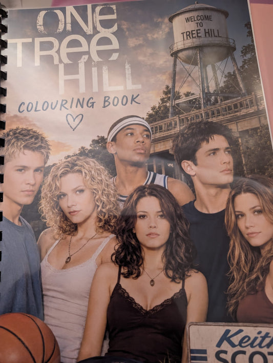 One Tree Hill Colouring Book – Inspired TV Series Colouring Book | 20+ Pages for Fans of Tree Hill