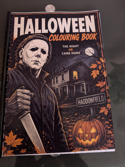 Halloween Horror Inspired Colouring Book