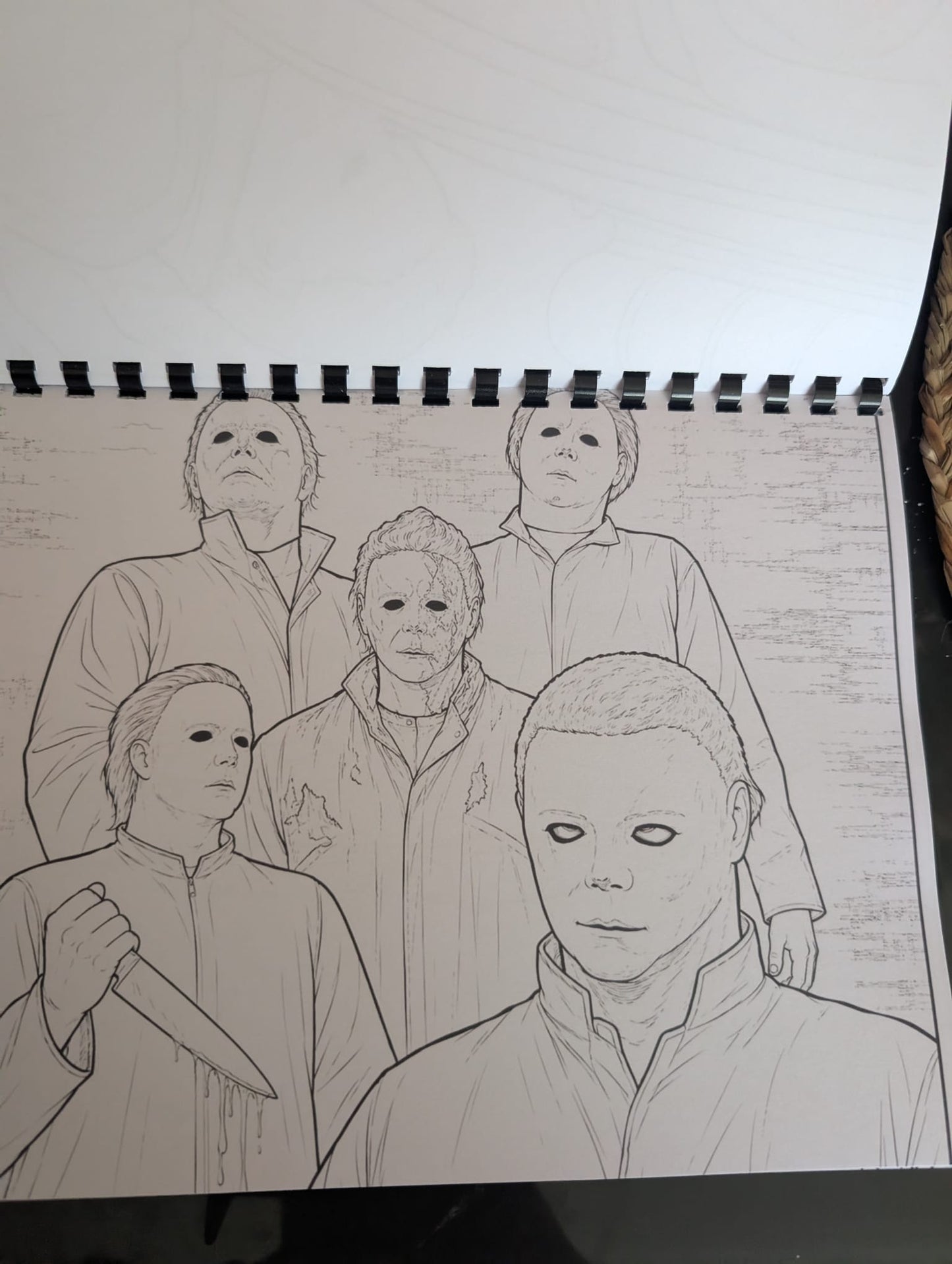 Halloween Horror Inspired Colouring Book