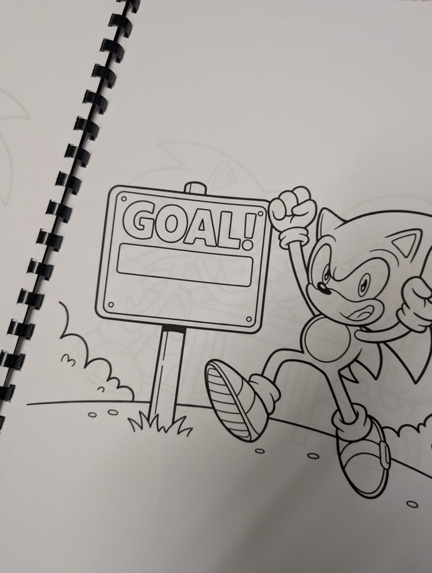 Speedy Hedgehog Colouring Book A4 | Fun Cartoon Colouring Book for Kids & Adults | 20+ Pages | Printed in UK
