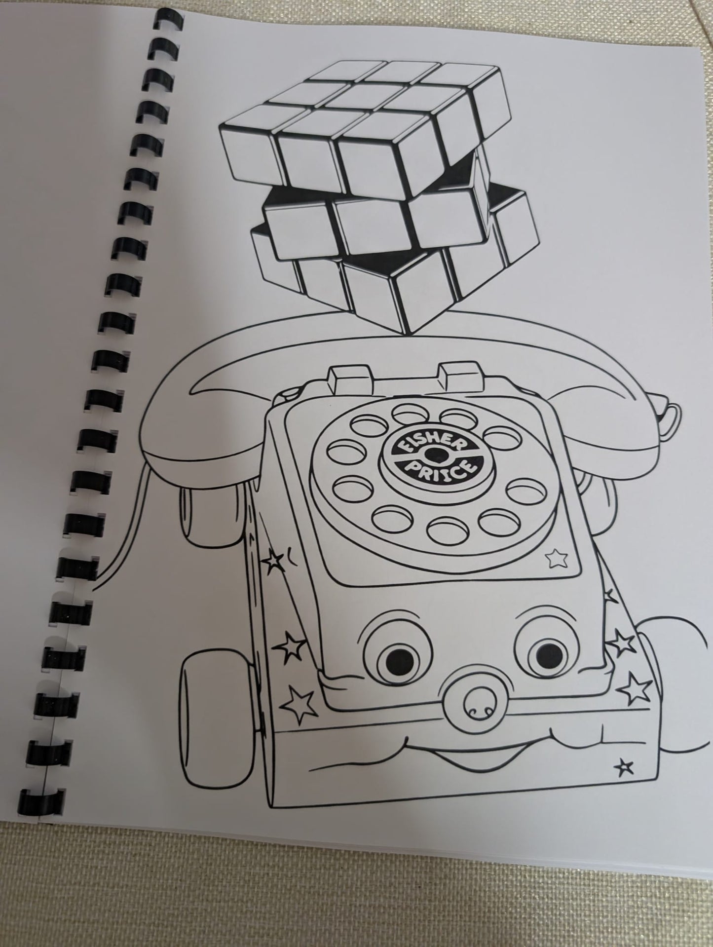 90s Nostalgia Colouring Book | Retro 90s A4 Colouring Book | Childhood Memories Colouring Book