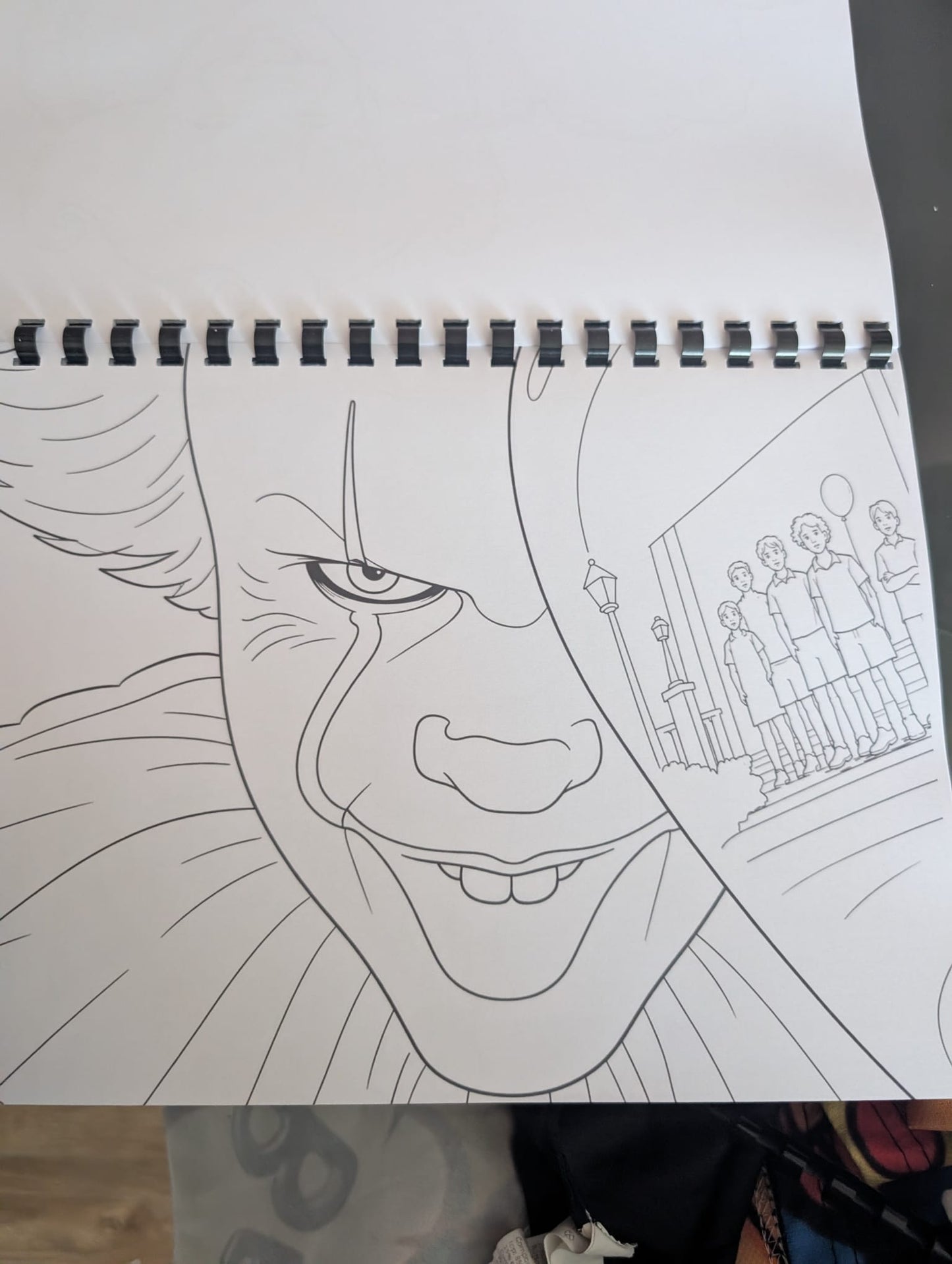 Welcome to Derry Inspired Horror Colouring Book