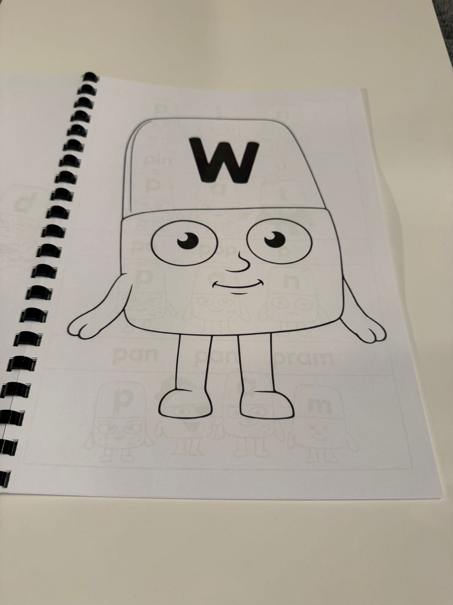 Alphabet Learning Colouring Book