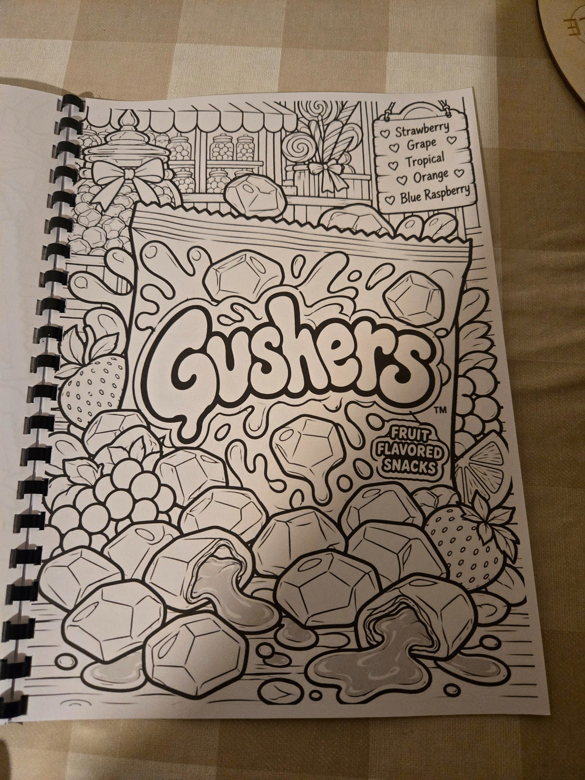 American Candy Colouring Book sample colouring page 8