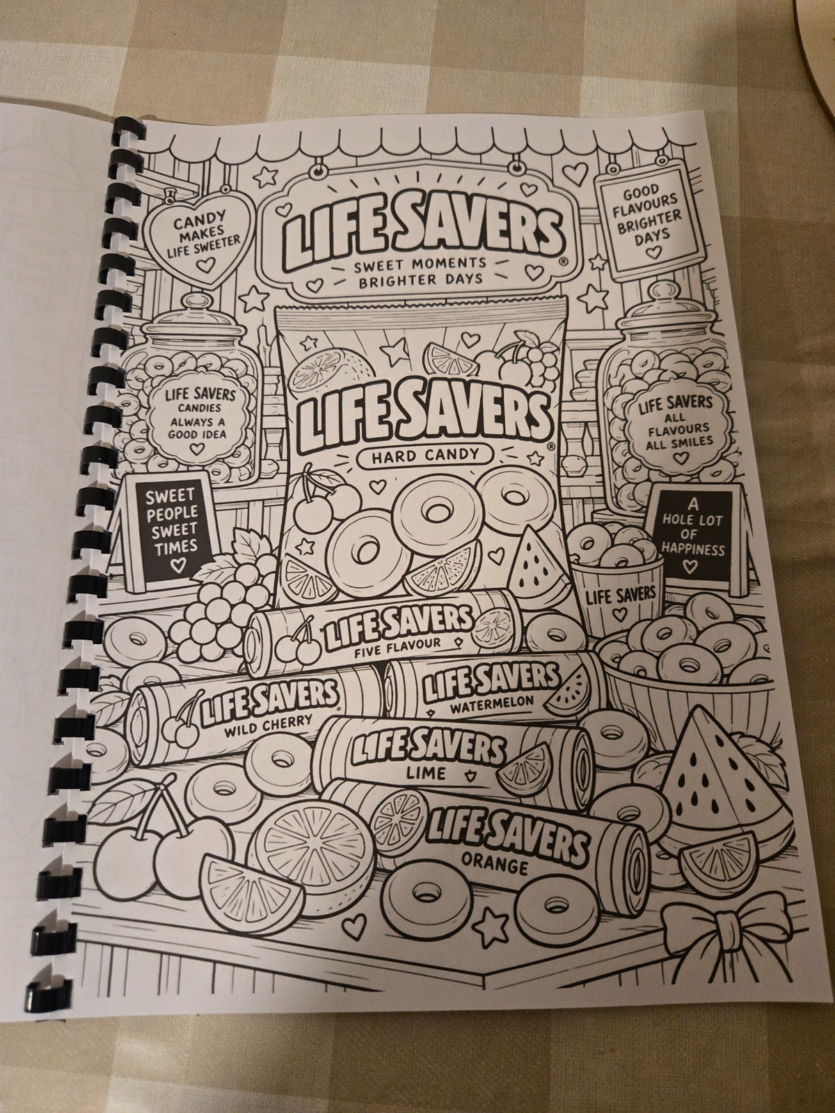 American Candy Colouring Book sample colouring page 4