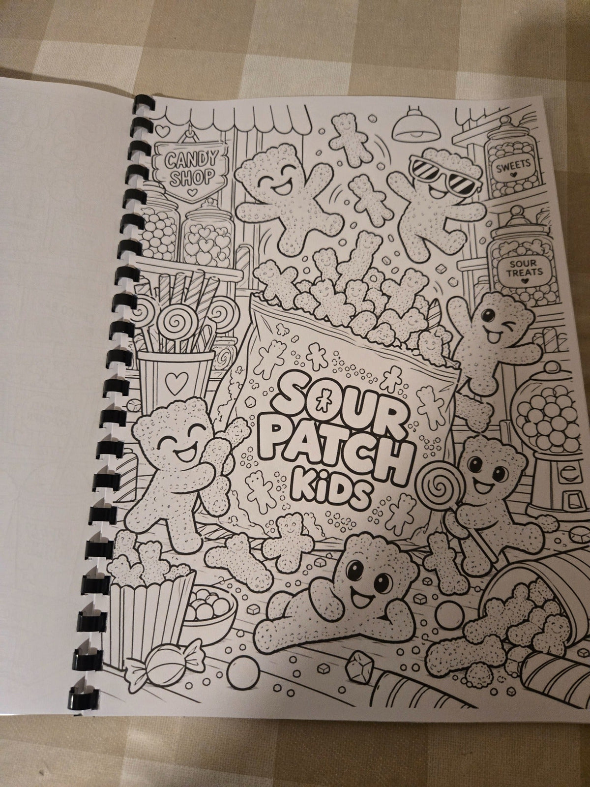 American Candy Colouring Book sample colouring page 2
