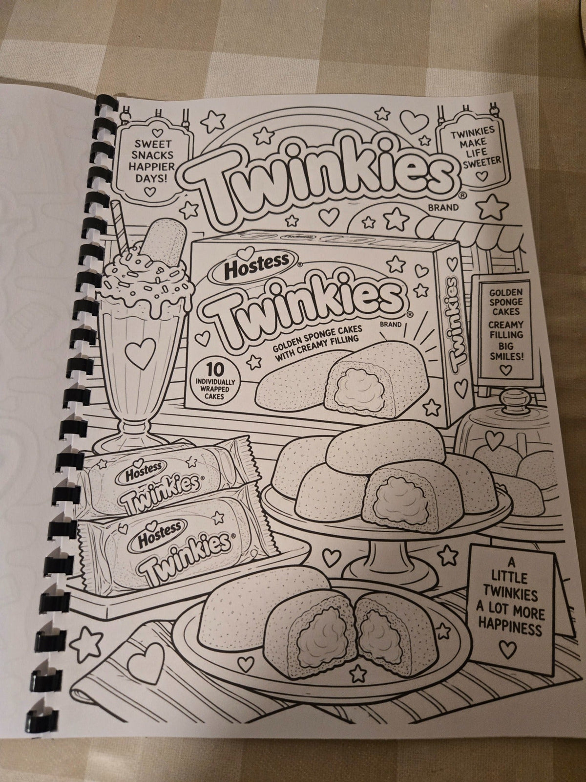 American Candy Colouring Book sample colouring page 3