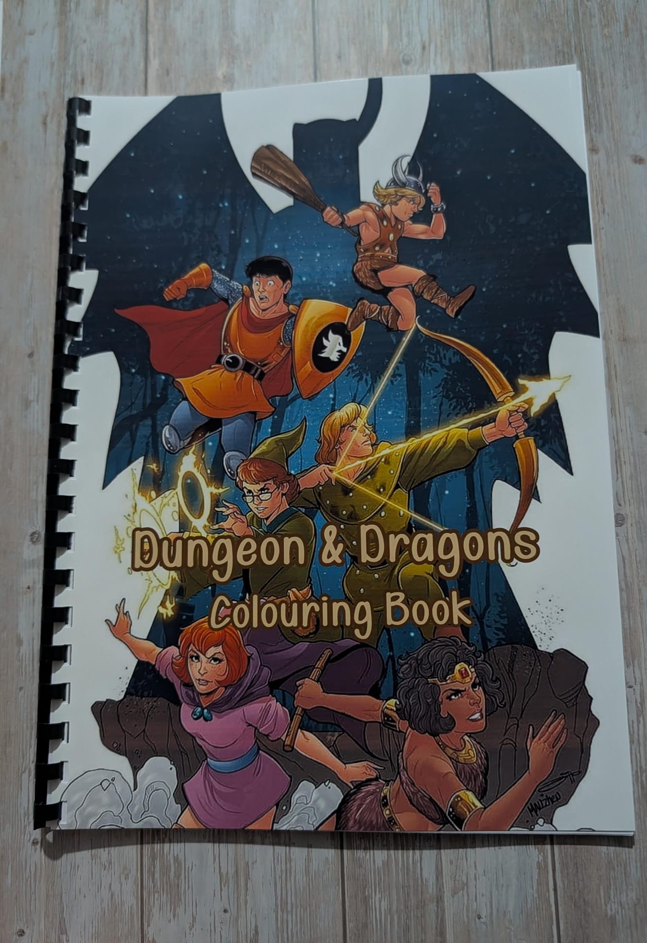 Fantasy Role Playing Colouring Book A4 | Dungeon Adventure Colouring Book | 20+ Pages | Adult Fantasy Colouring Book | Printed in UK