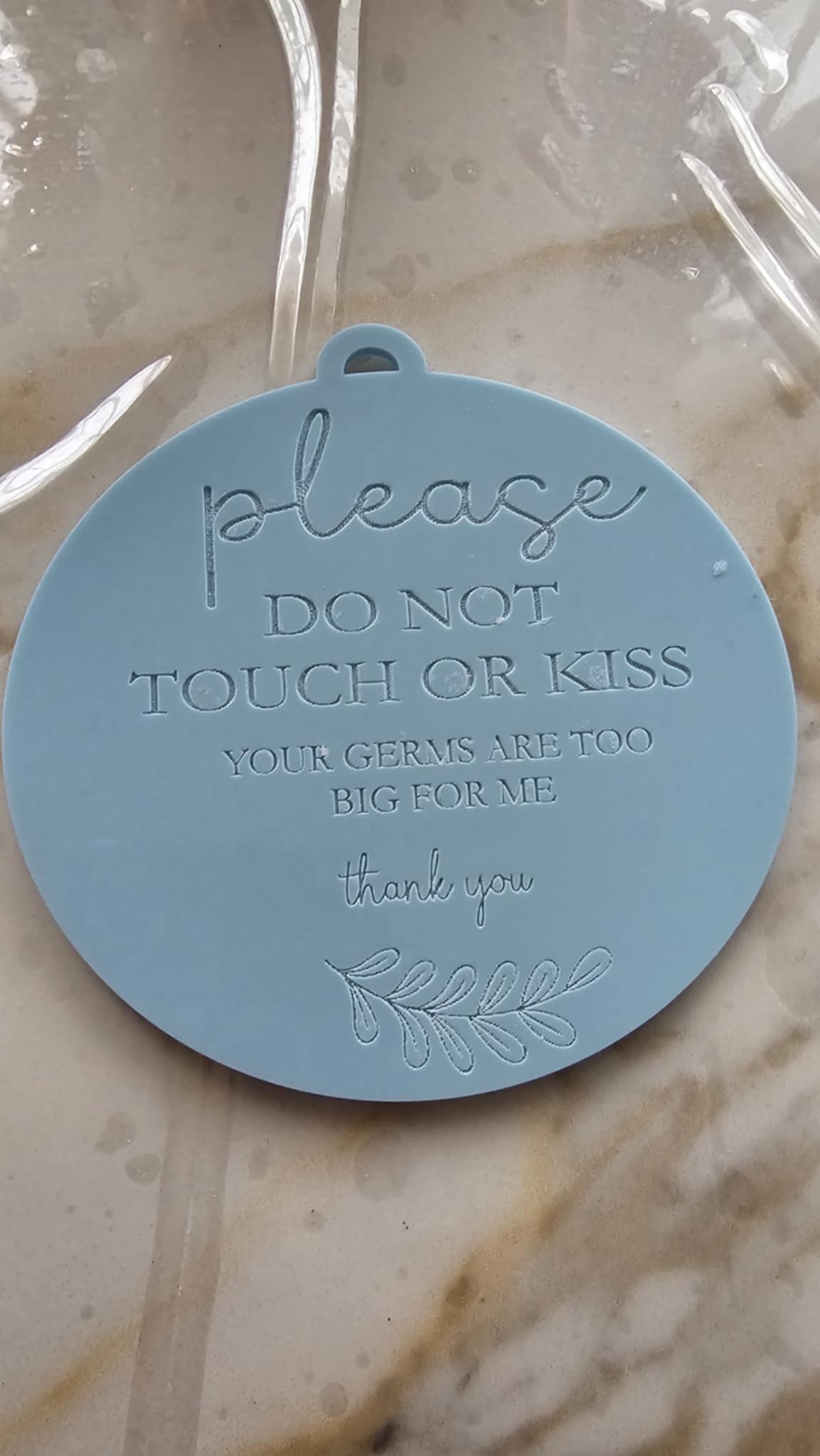 Please Don't Touch Hangers - MDF or Acyrlic