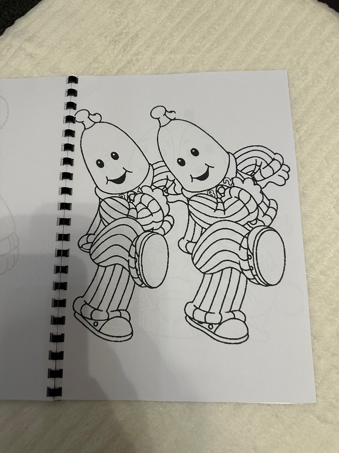 Striped Banana Friends Colouring Book