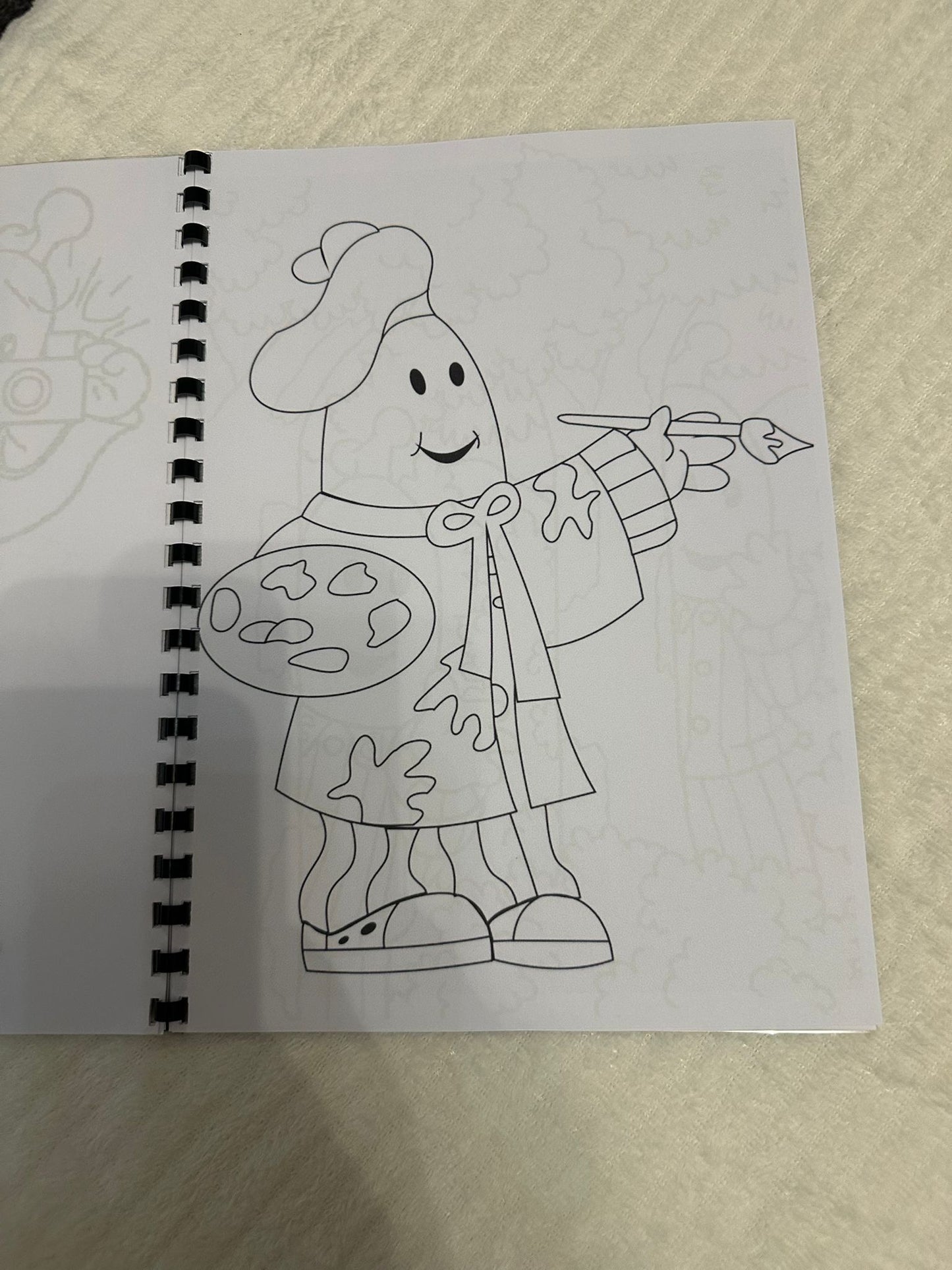 Striped Banana Friends Colouring Book