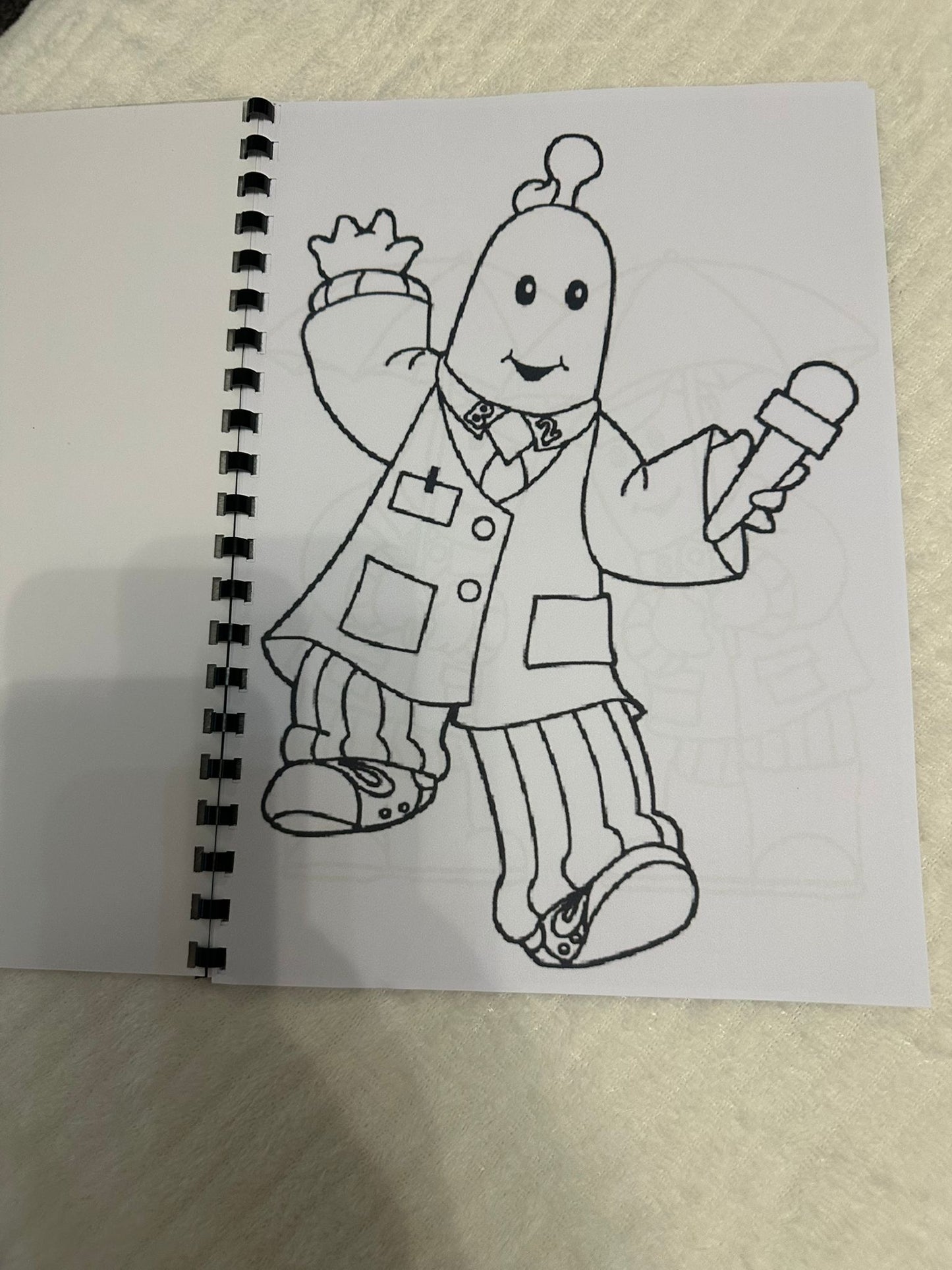 Striped Banana Friends Colouring Book
