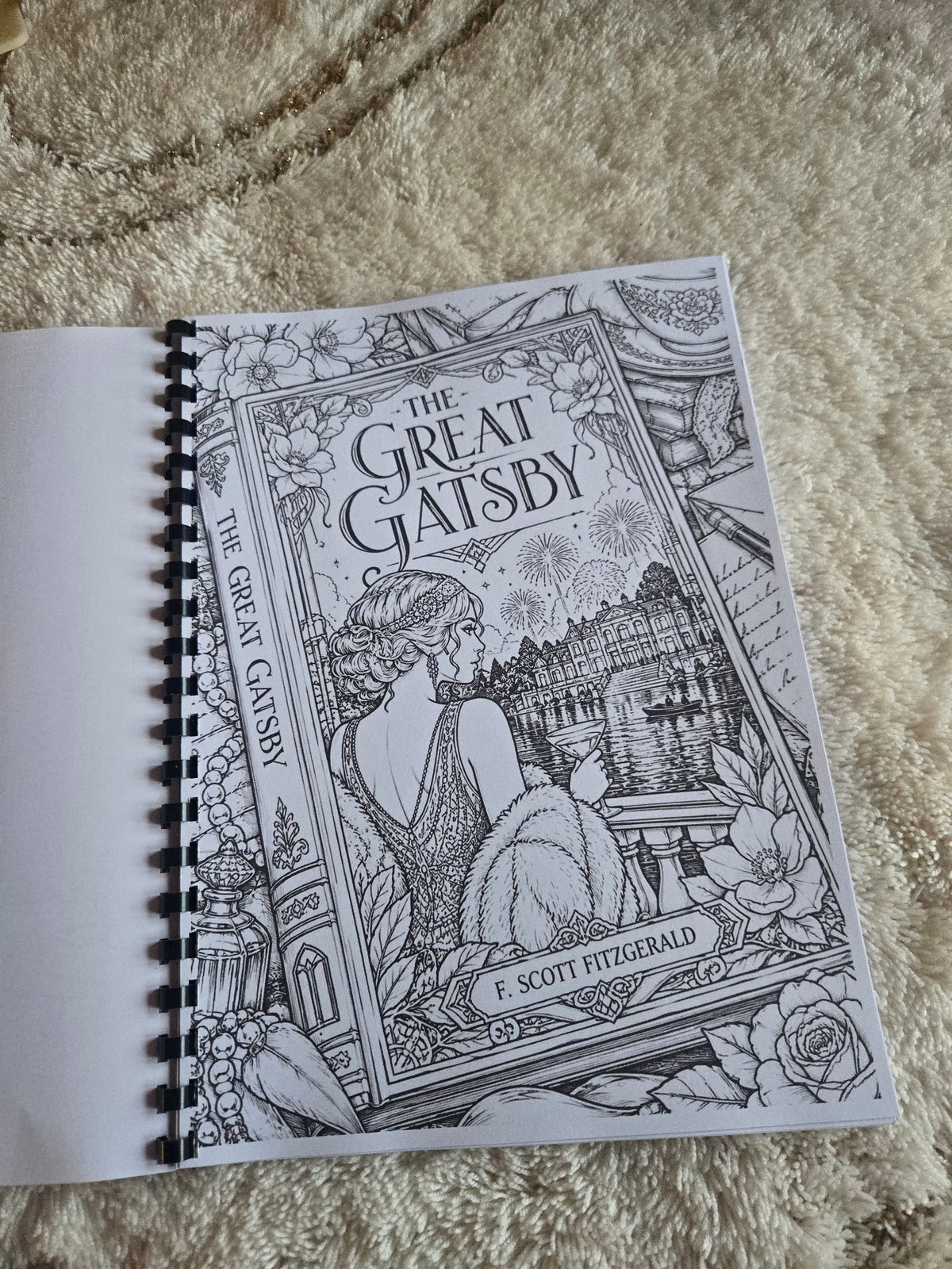 Book Lovers colouring book photograph 3