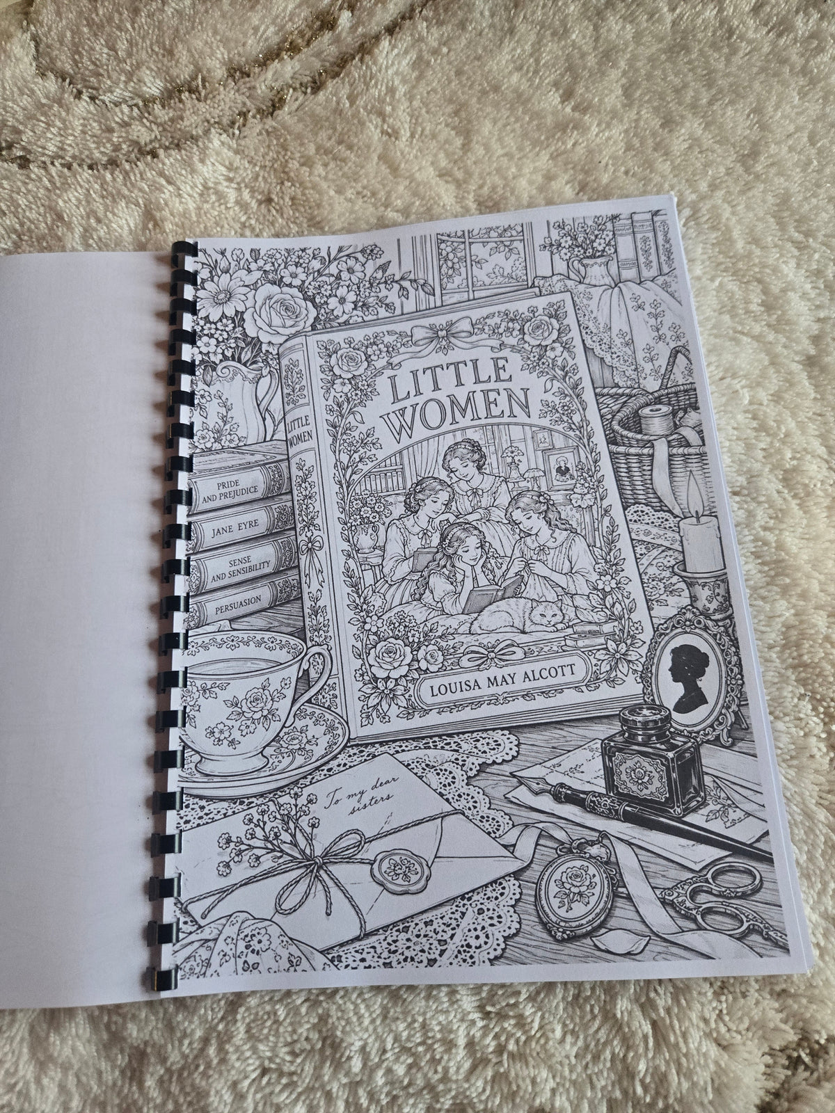 Book Lovers colouring book photograph 7