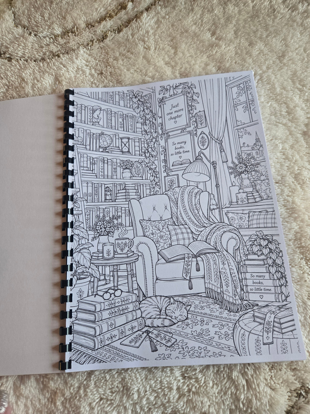 Book Lovers colouring book photograph 8
