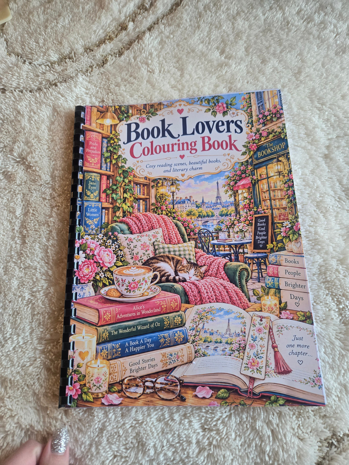 Book Lovers colouring book photograph 9