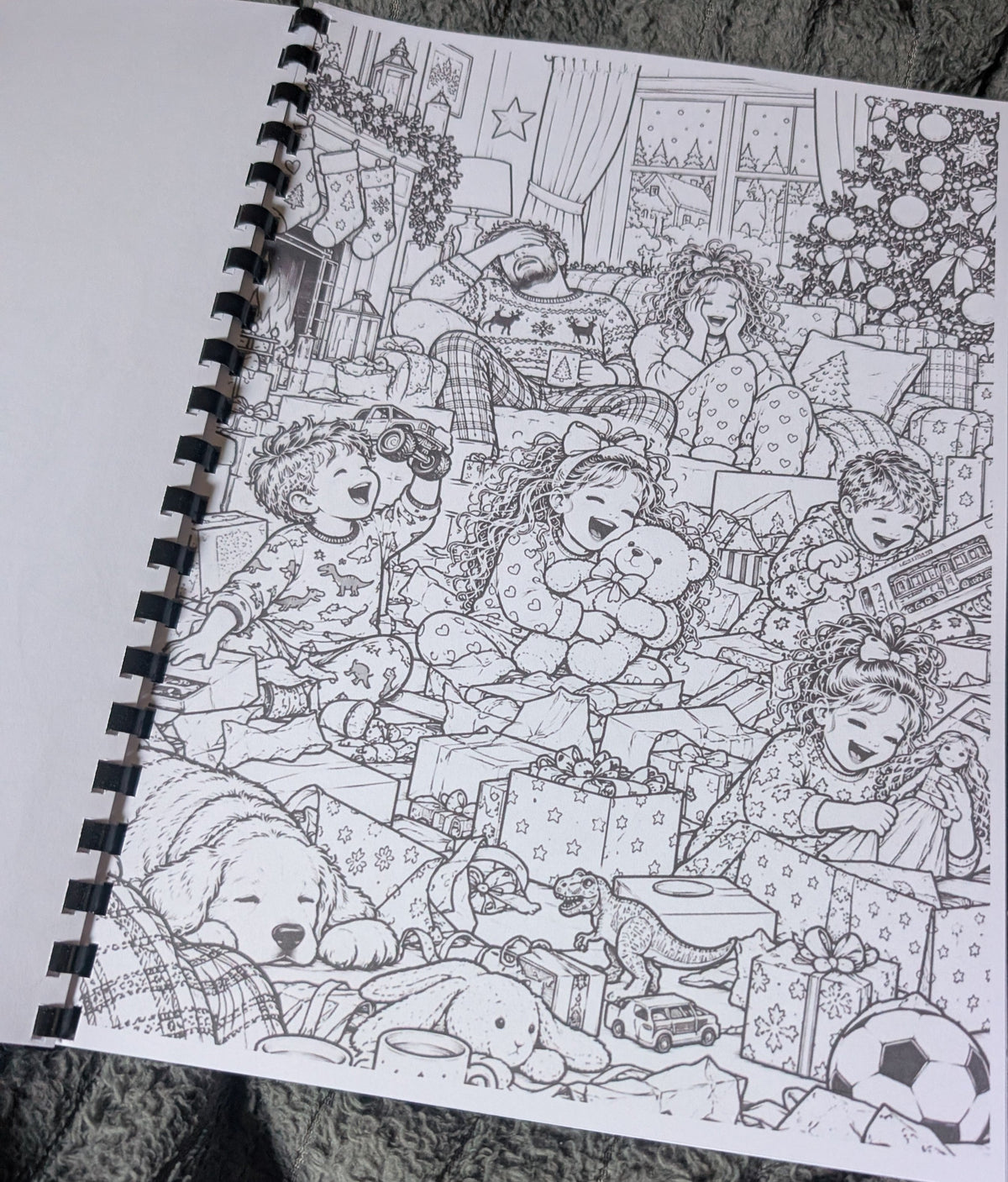 British Christmas colouring book photograph 10