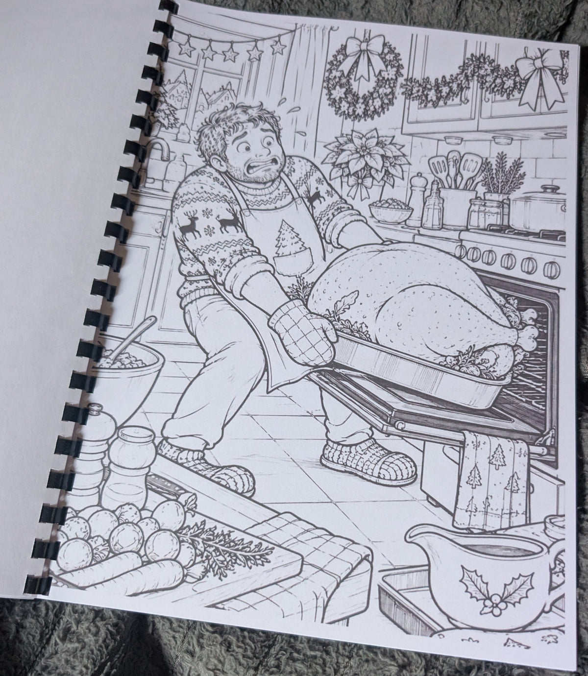 British Christmas colouring book photograph 11