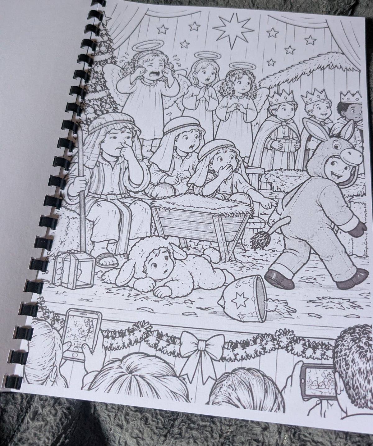 British Christmas colouring book photograph 13