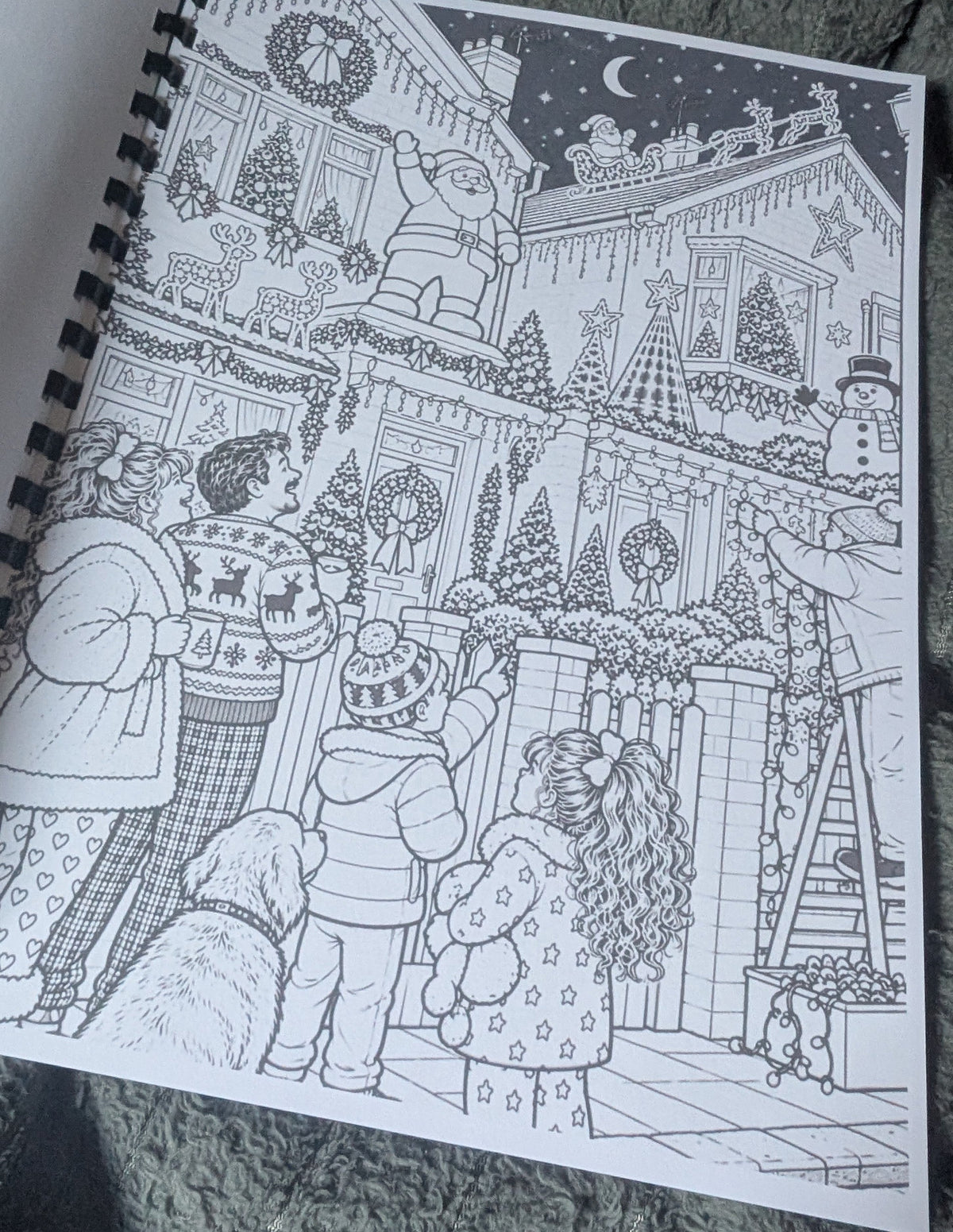 British Christmas colouring book photograph 14
