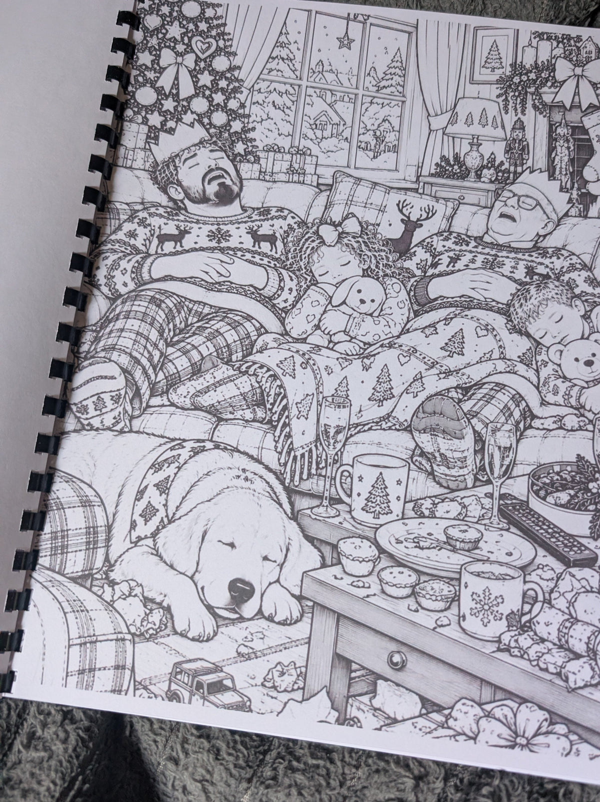 British Christmas colouring book photograph 6