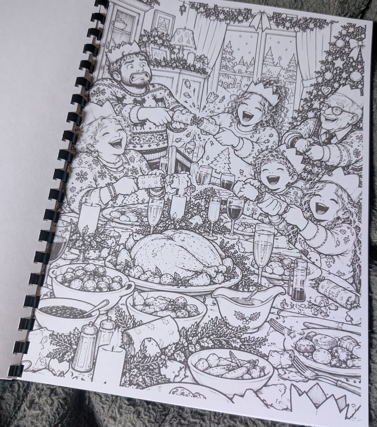British Christmas colouring book photograph 9