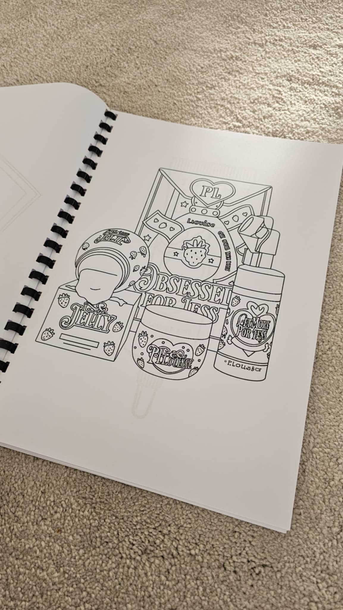 P Louise Colouring Book