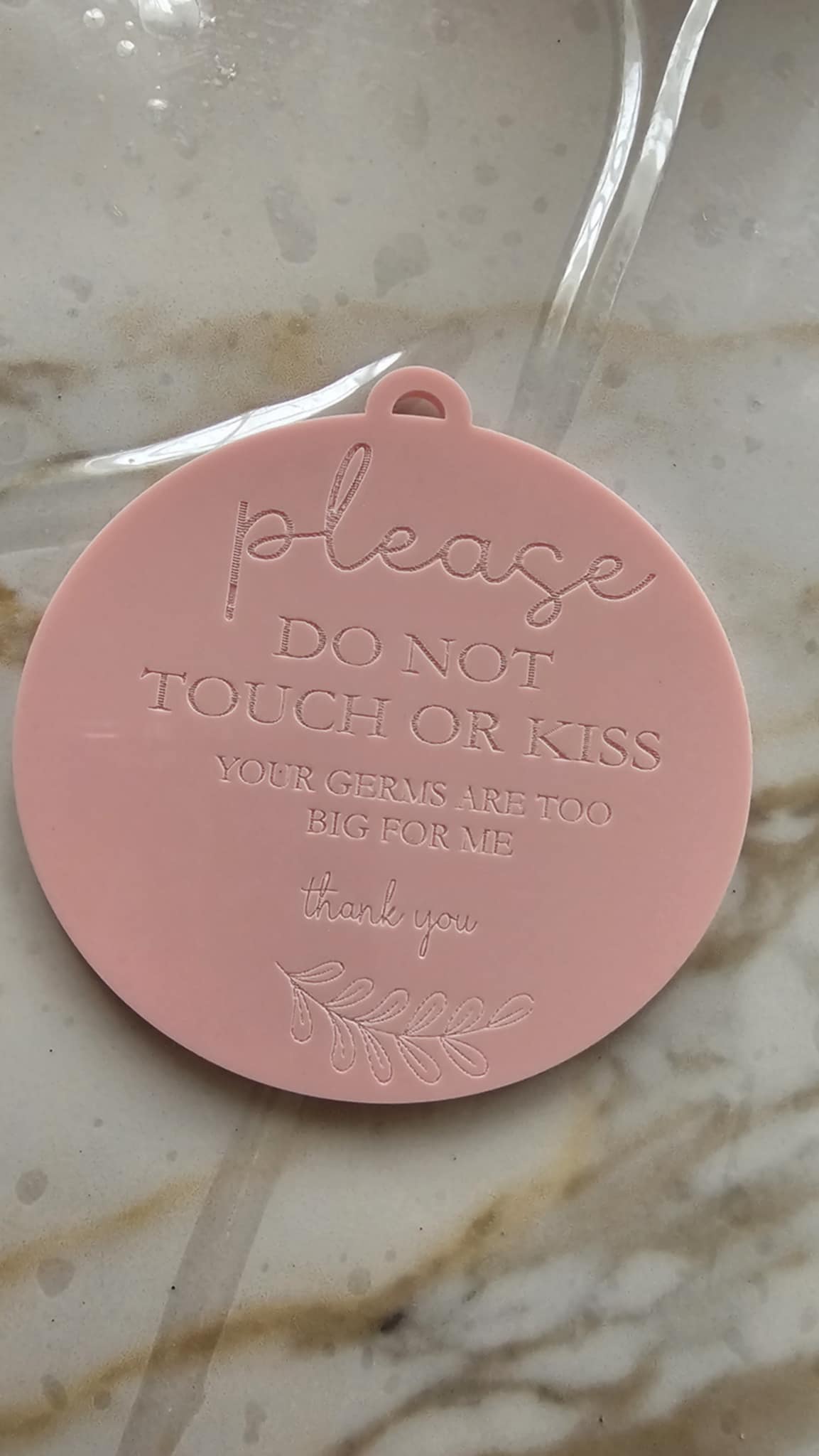 Please Don't Touch Hangers - MDF or Acyrlic