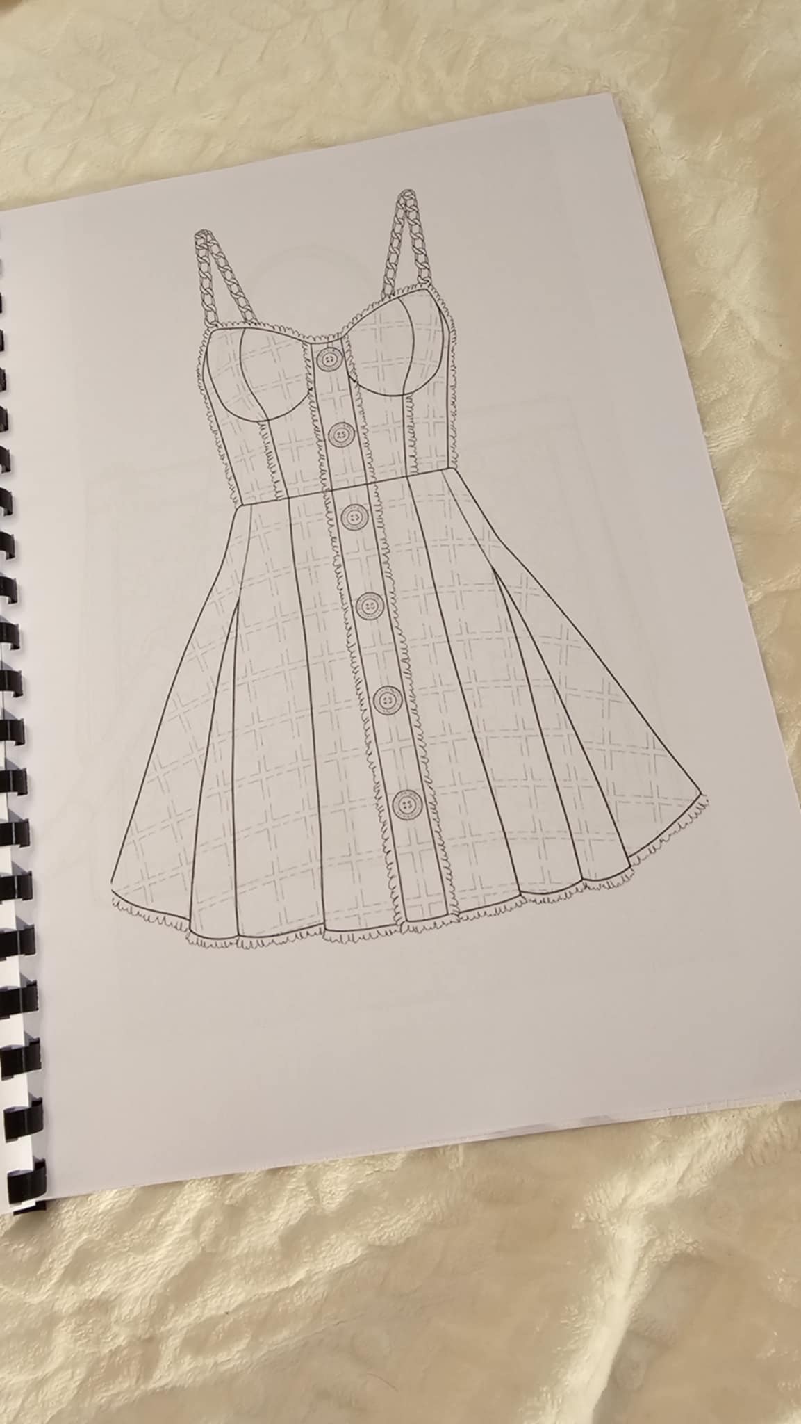 Designer Fashion Colouring Book