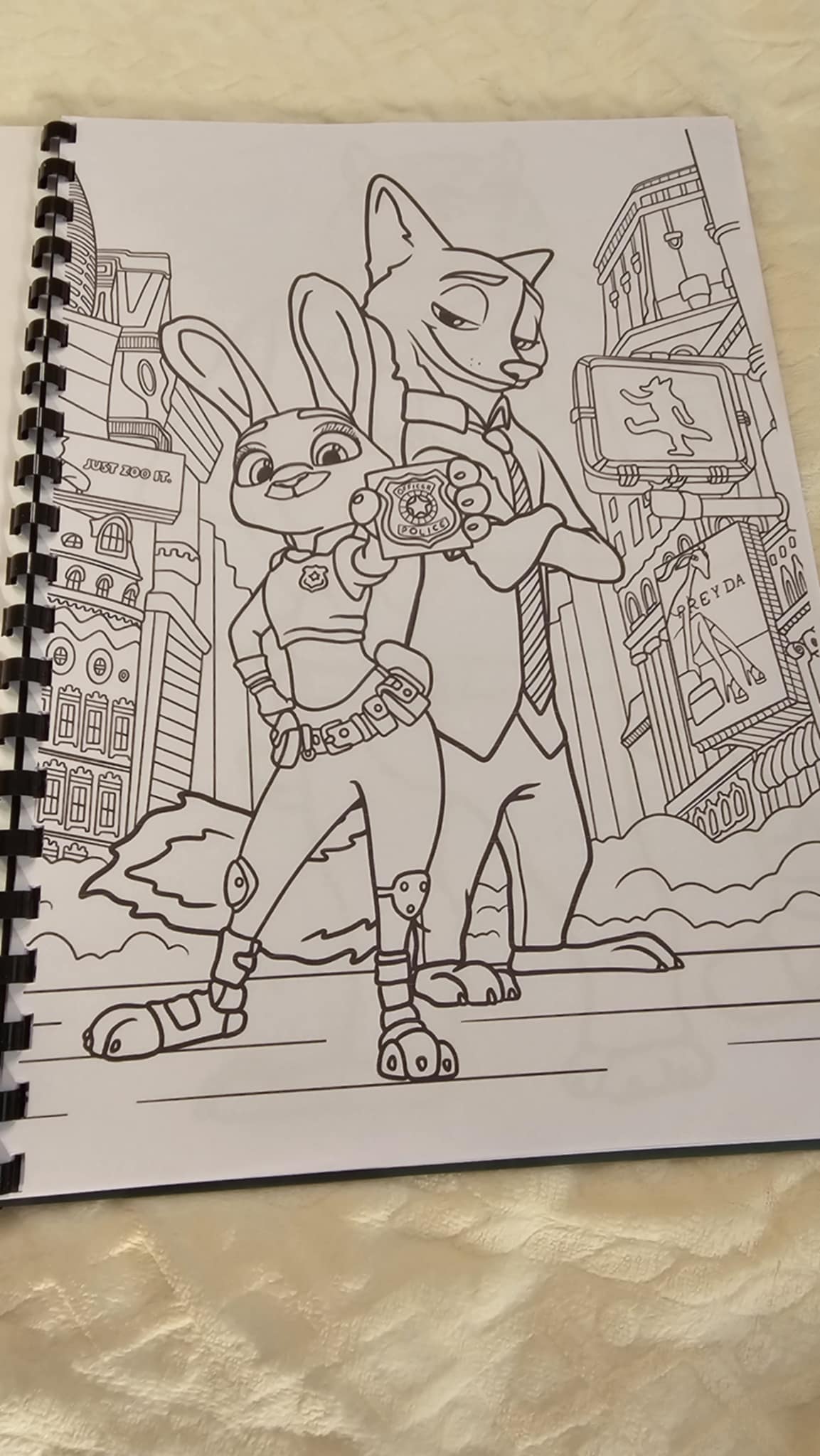 Zootopia Colouring Book