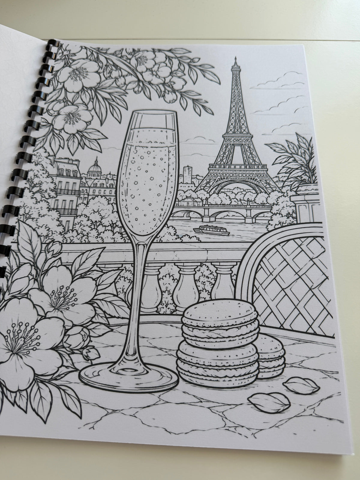 Cocktails colouring book photograph 10