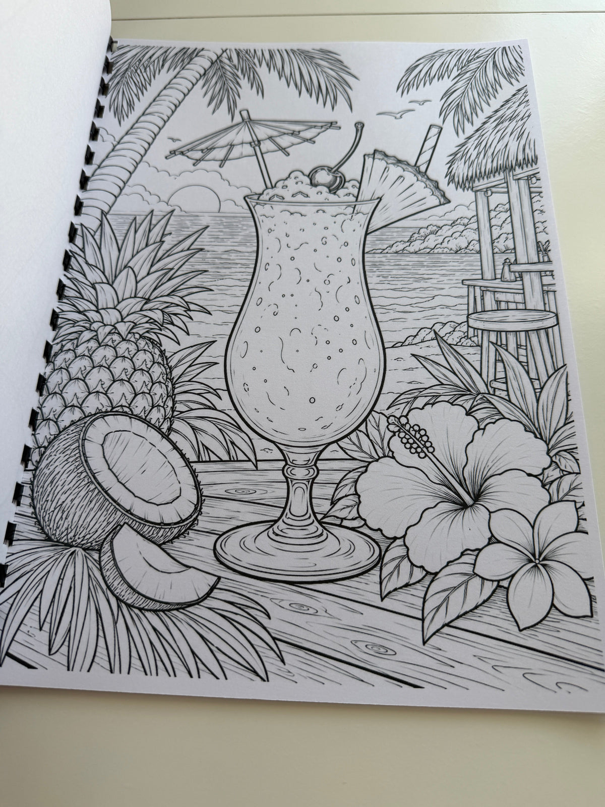 Cocktails colouring book photograph 13