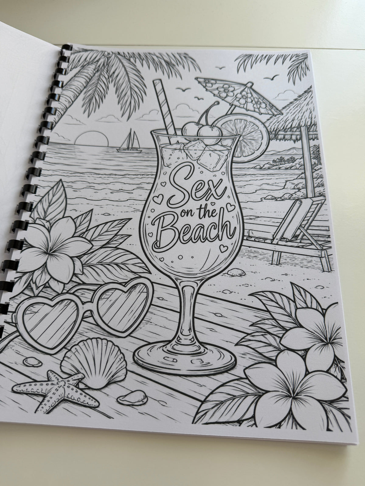 Cocktails colouring book photograph 4