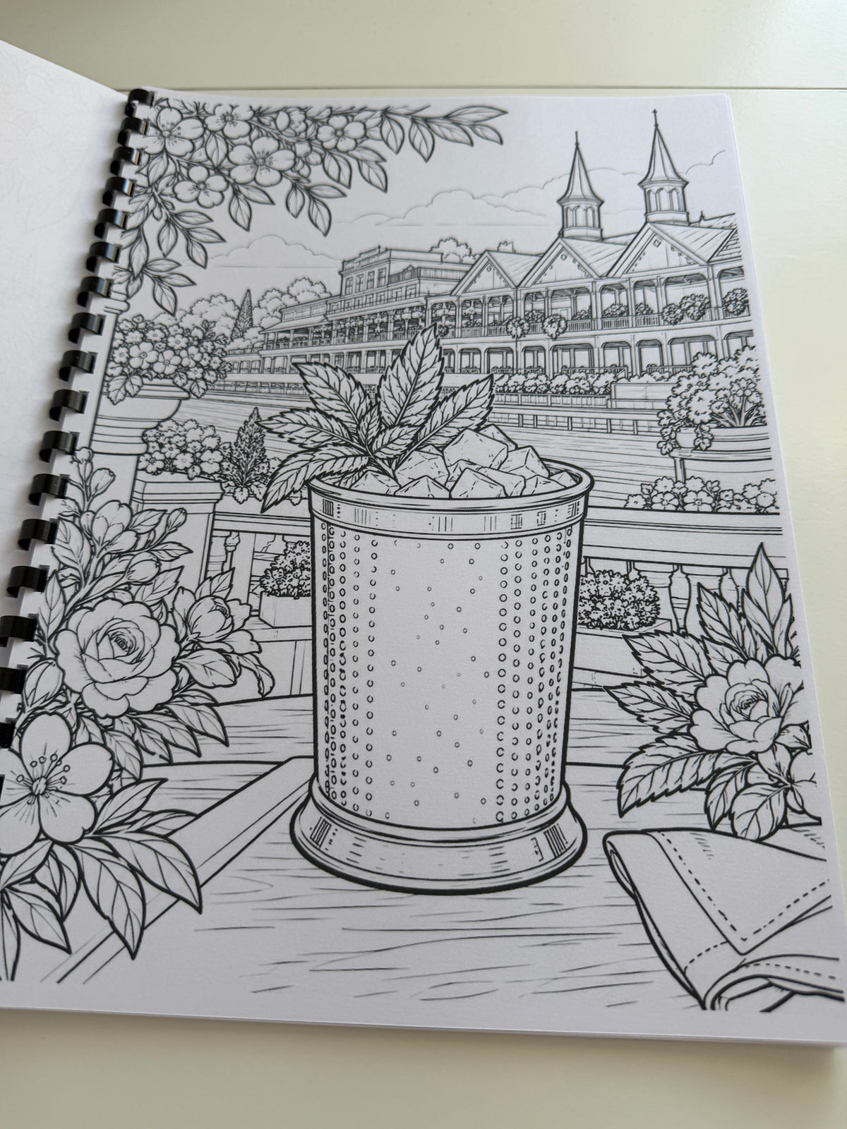 Cocktails colouring book photograph 7