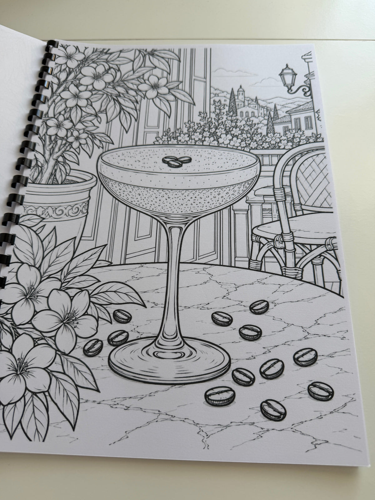 Cocktails colouring book photograph 9