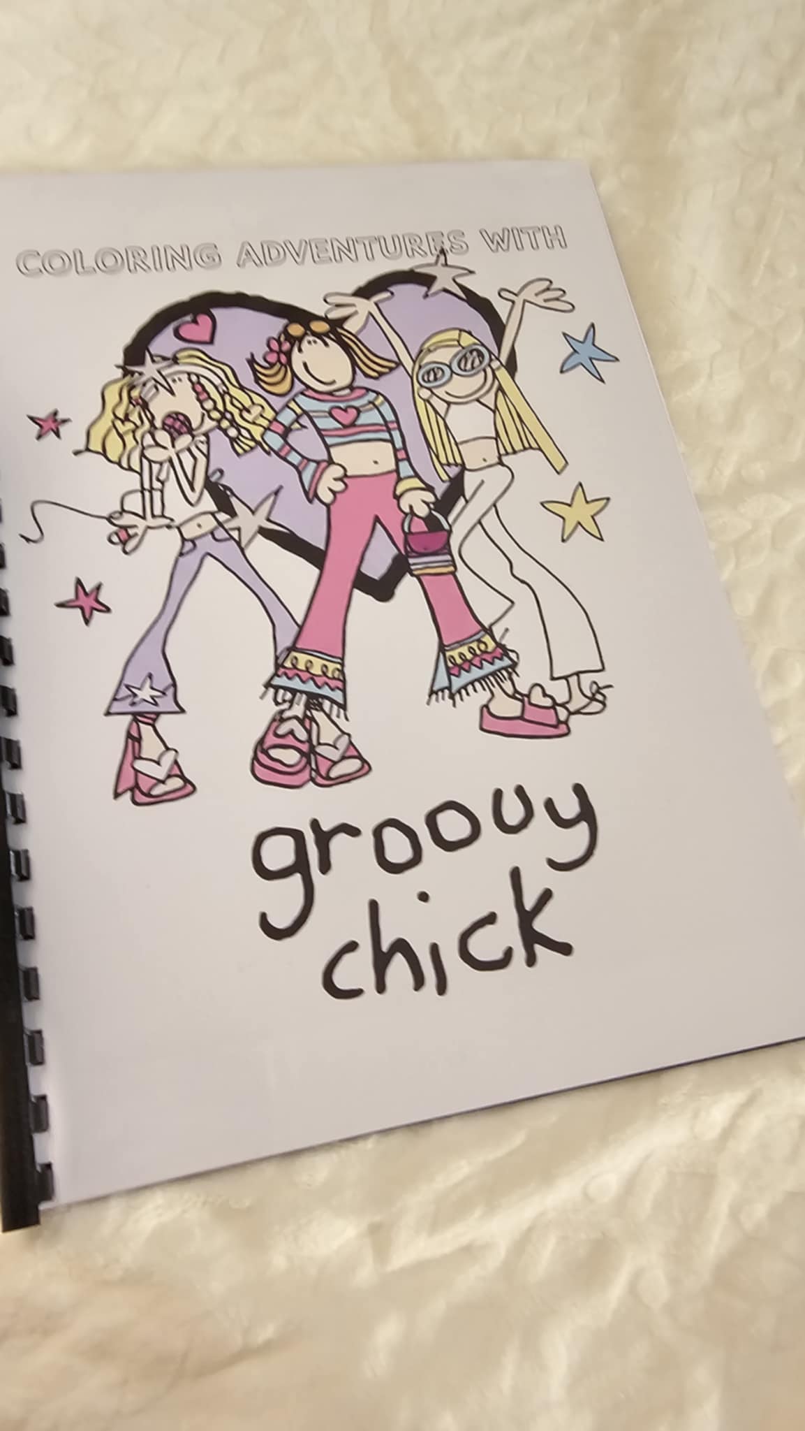 Groovy Chick Colouring Book