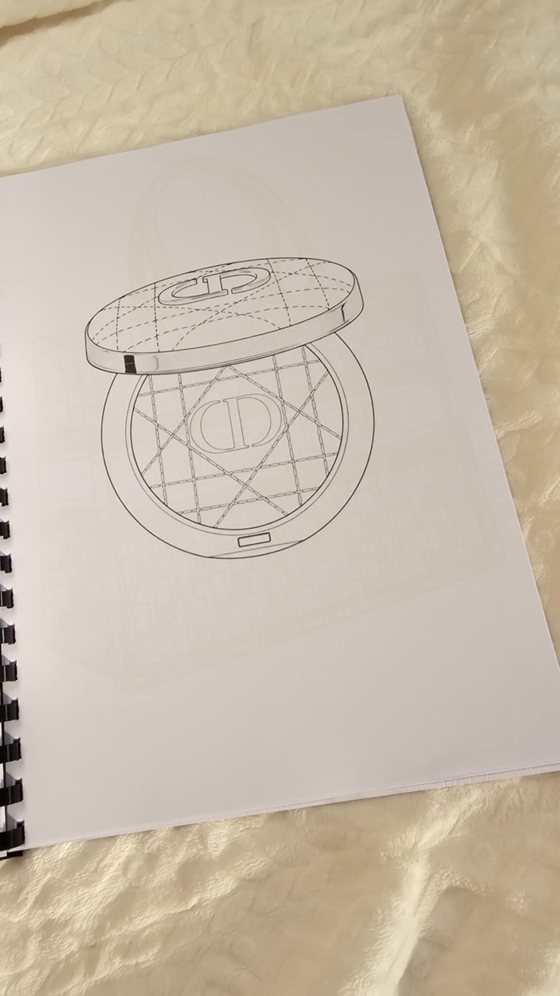 Designer Fashion Colouring Book