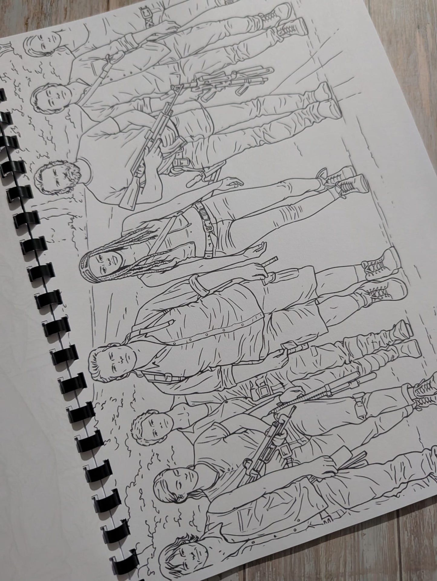 Zombie Survival Colouring Book A4 | Apocalyptic Theme Colouring Book | 20+ Pages | Adult Colouring Book | Printed in UK