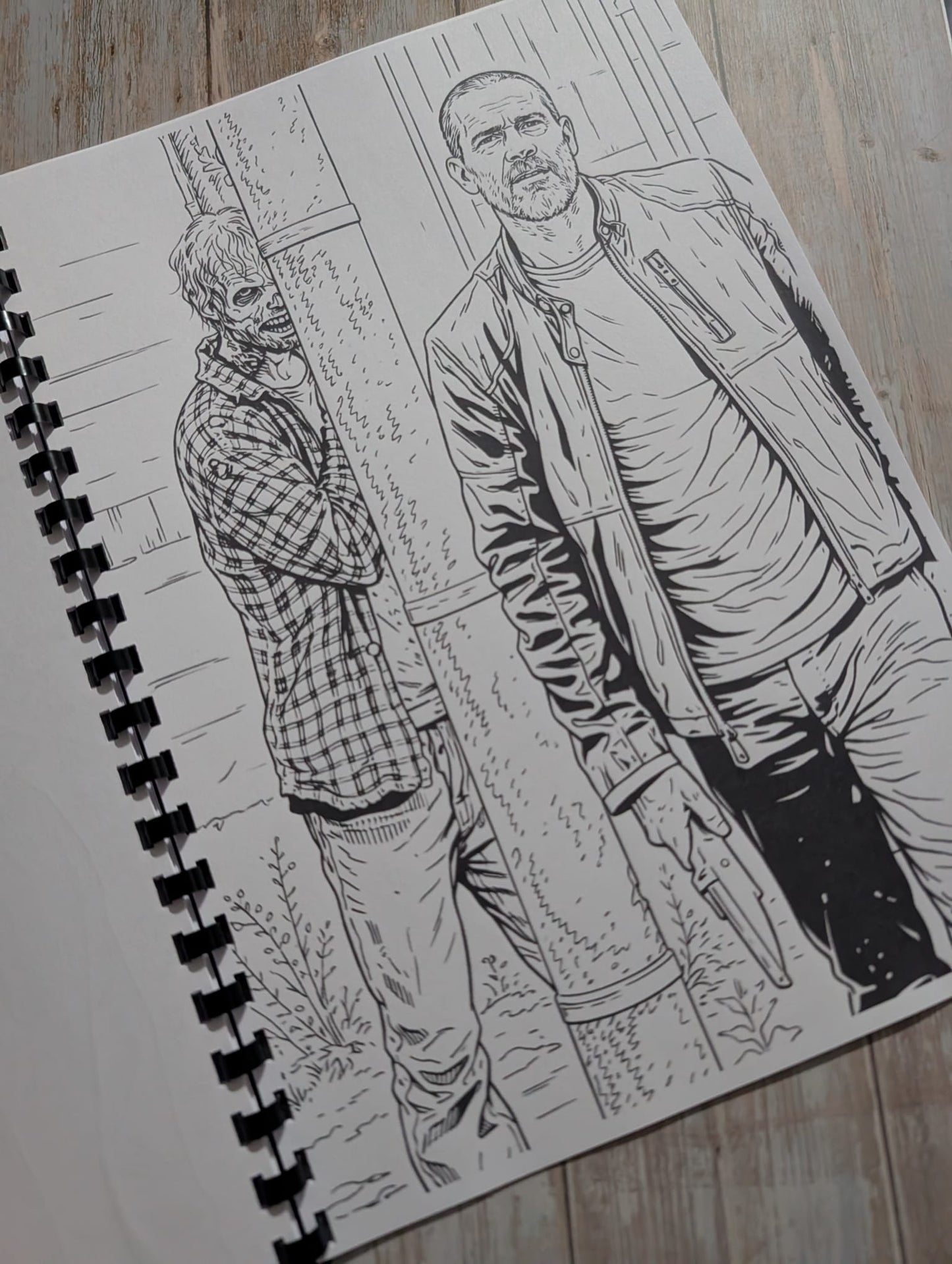 Zombie Survival Colouring Book A4 | Apocalyptic Theme Colouring Book | 20+ Pages | Adult Colouring Book | Printed in UK
