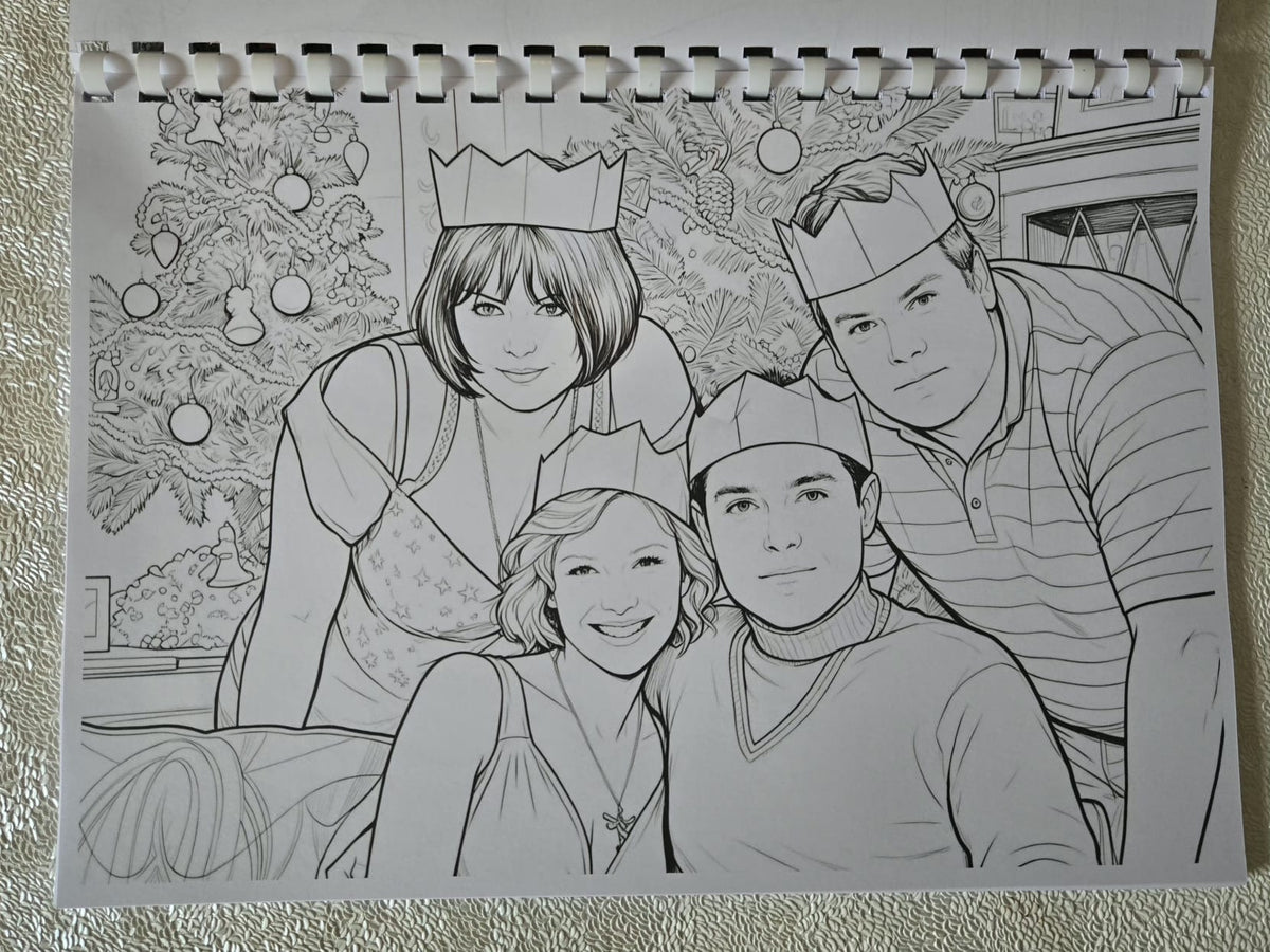 New Gavin and Stacey colouring book interior page