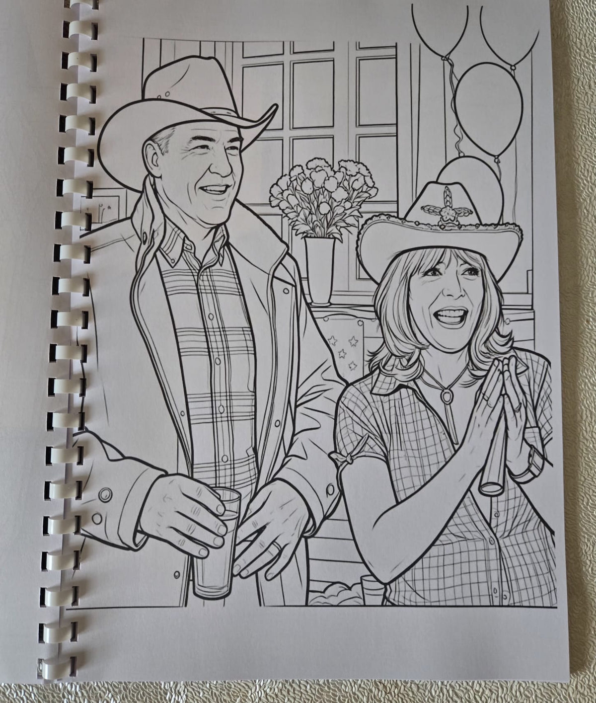 New Gavin and Stacey colouring book interior page